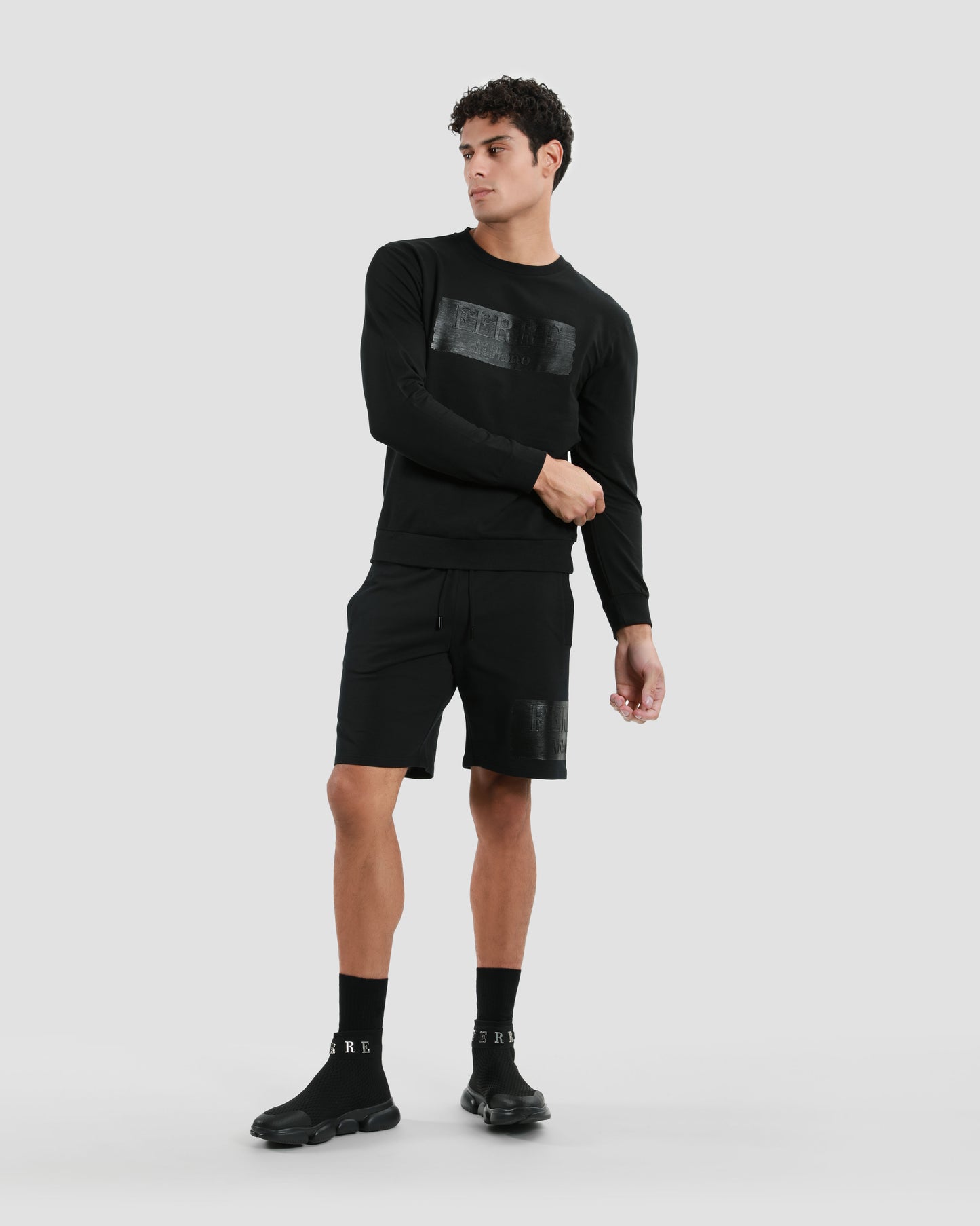 Brand Embossed Sweatshirt