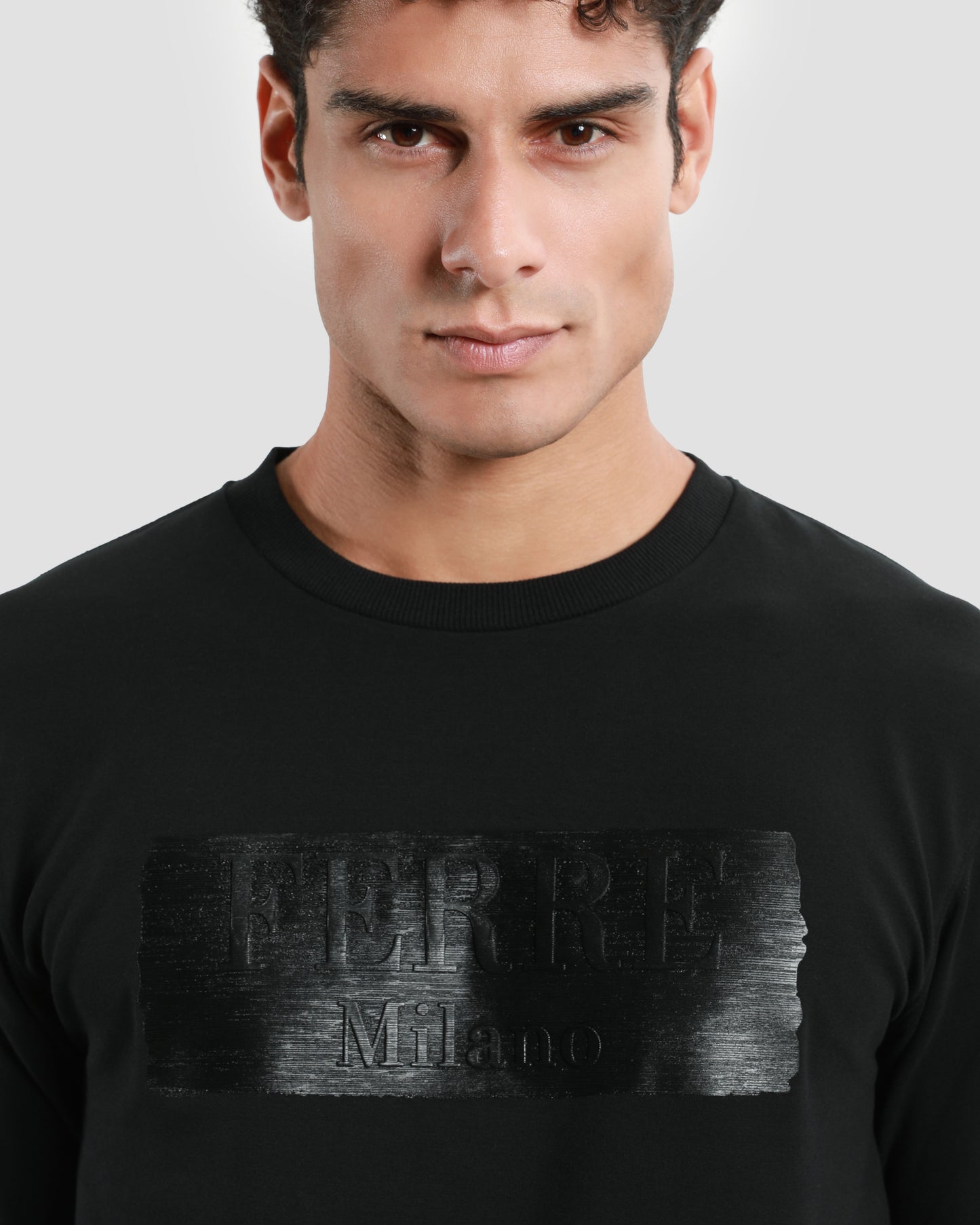 Brand Embossed Sweatshirt