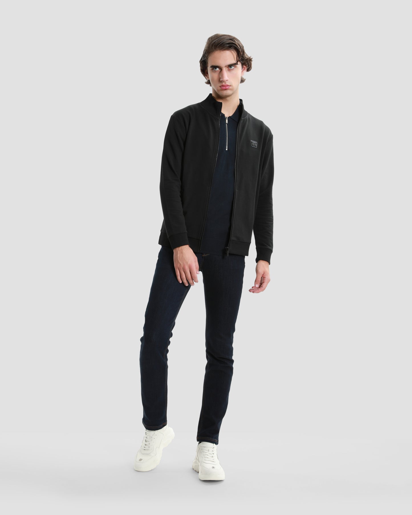 Rhinestones Embellished Tracksuit Jacket