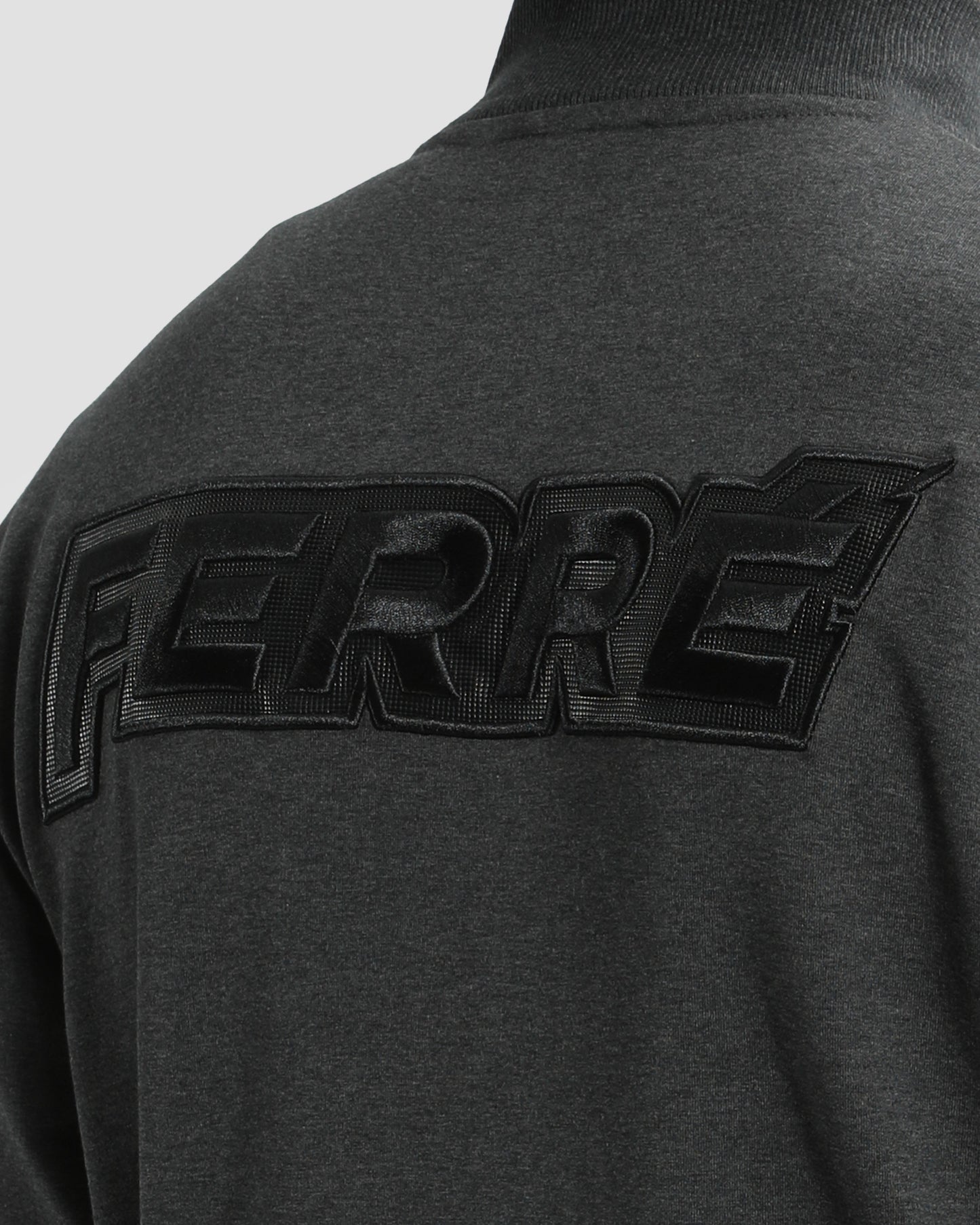 Grey Embroidered Back Tracksuit Jacket