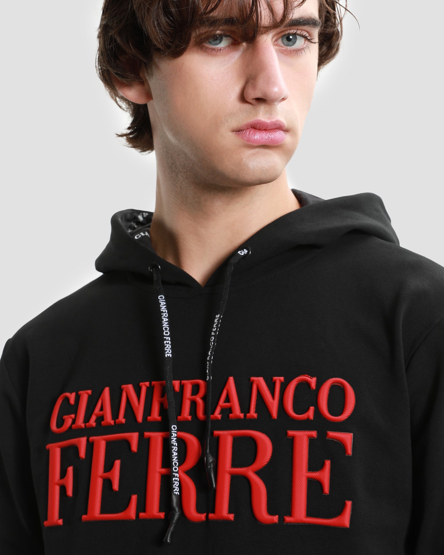 Contrast Toned GF Printed Hoodie