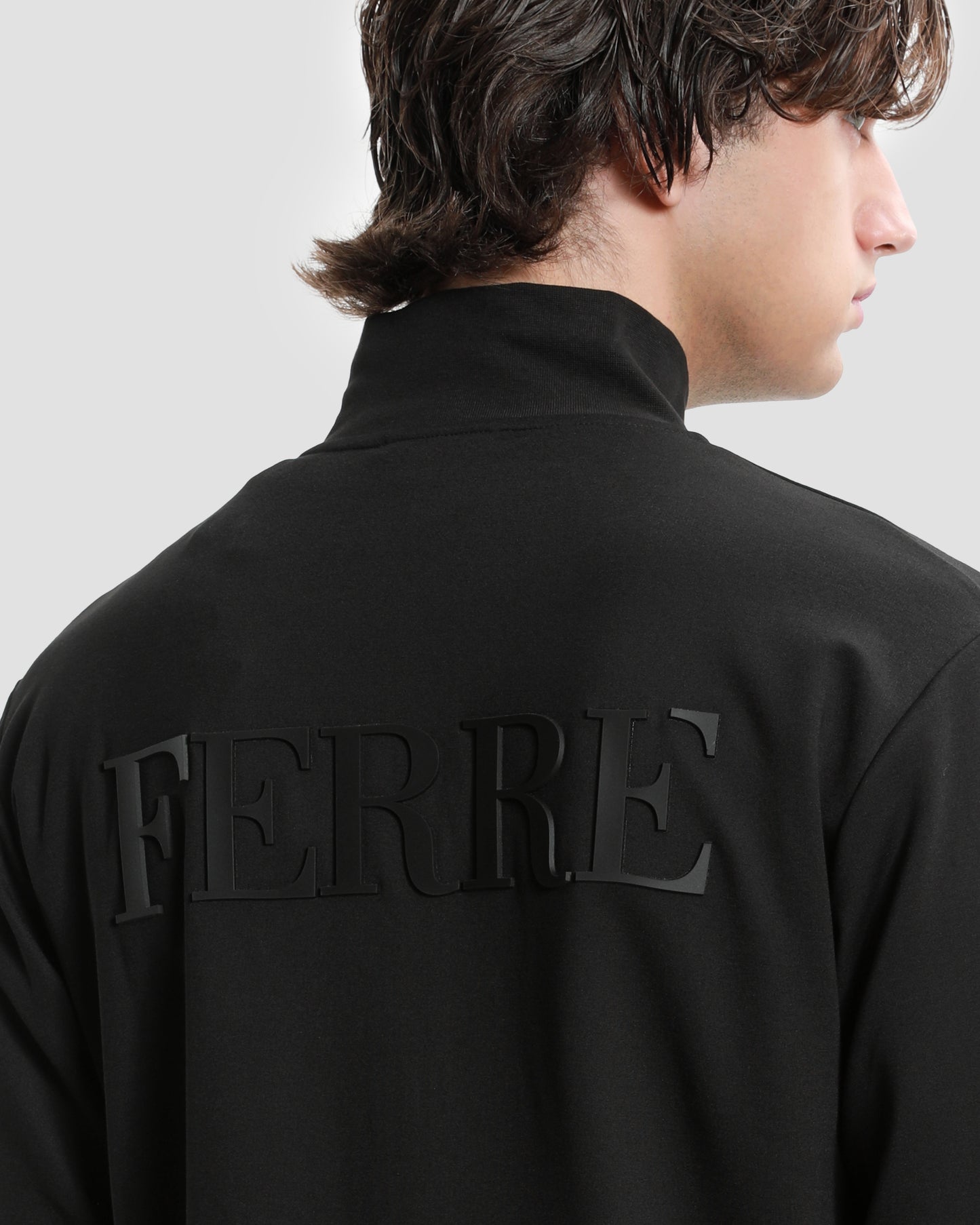 Printed Back Zip Tracksuit Jacket
