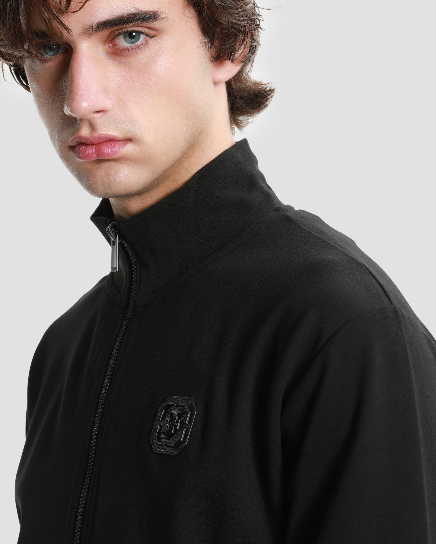 Printed Back Zip Tracksuit Jacket