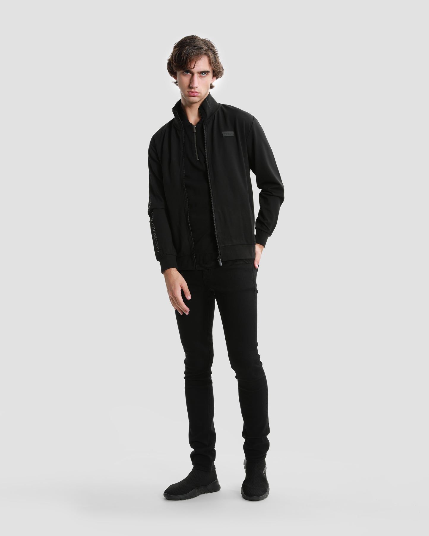 Monochrome Branding Tracksuit Jacket