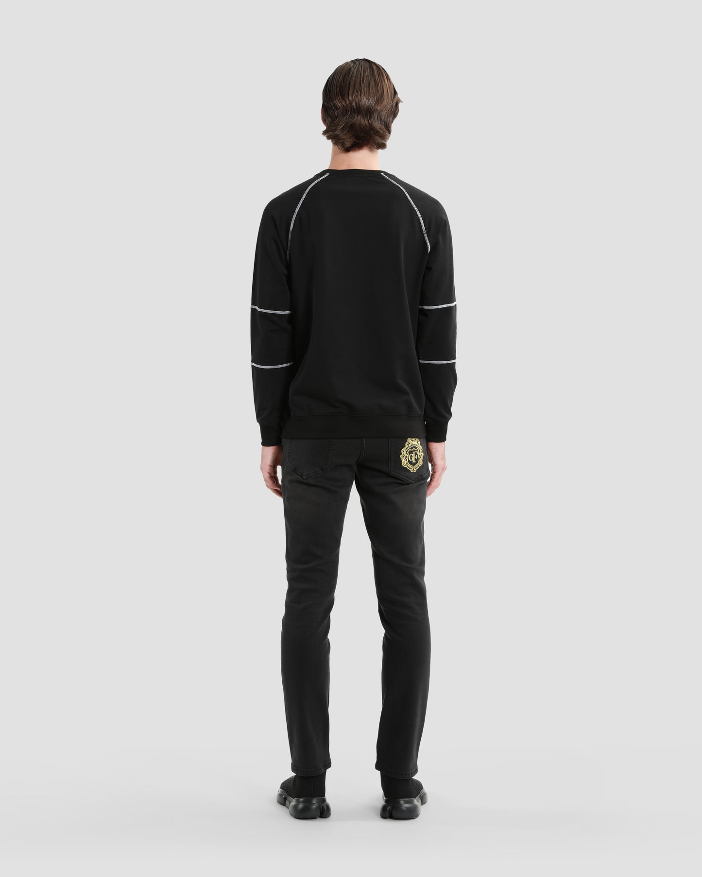Contrast Stitchings Sweatshirt