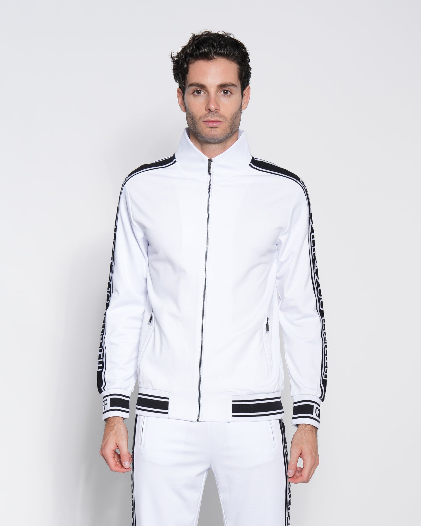 Contrast Logo Taping Tracksuit Jacket