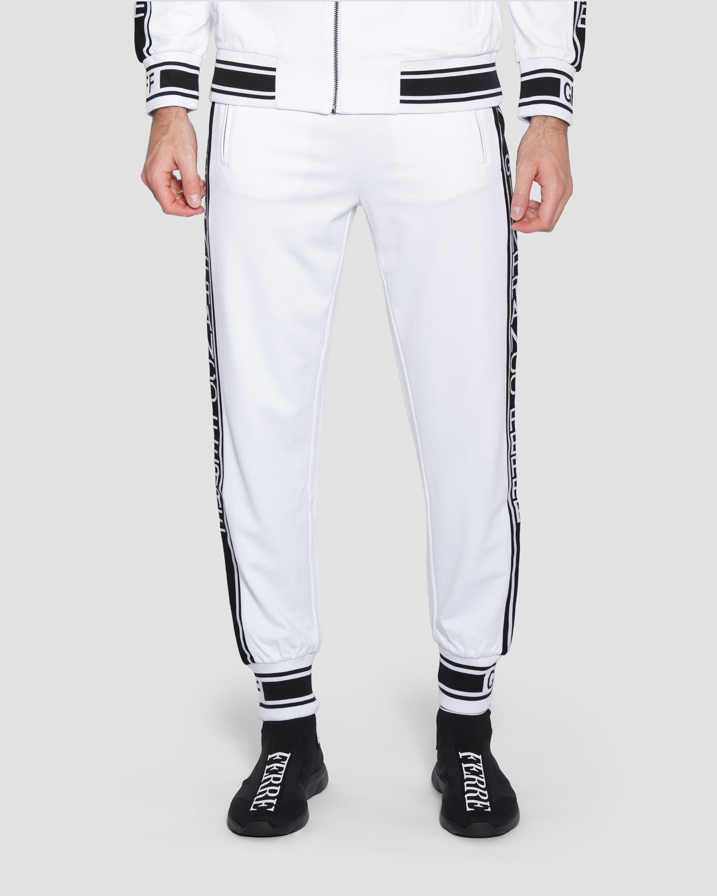 Contrast Logo Taping Track Pants