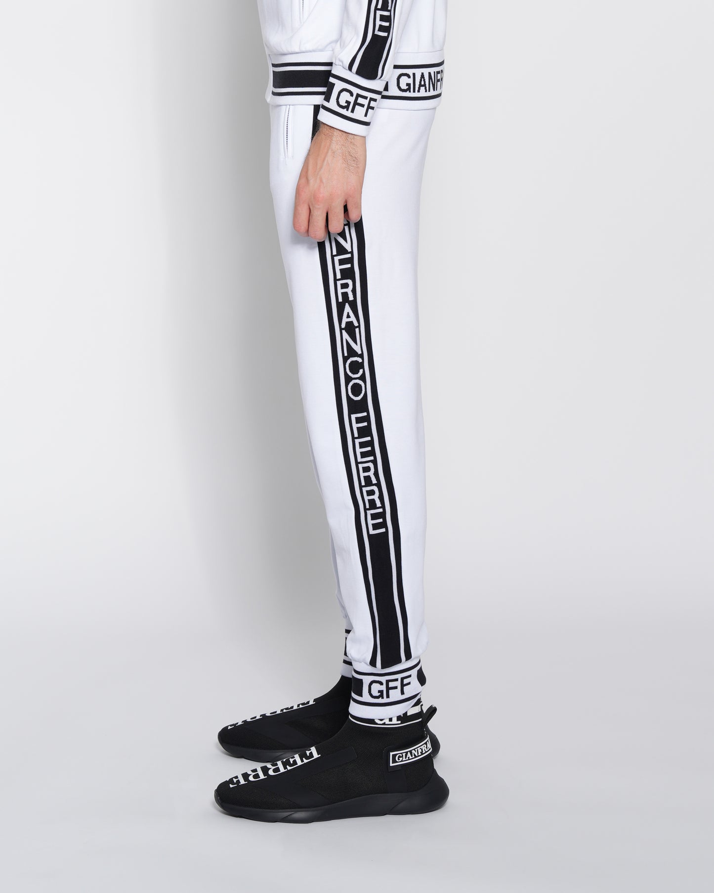 Contrast Logo Taping Track Pants