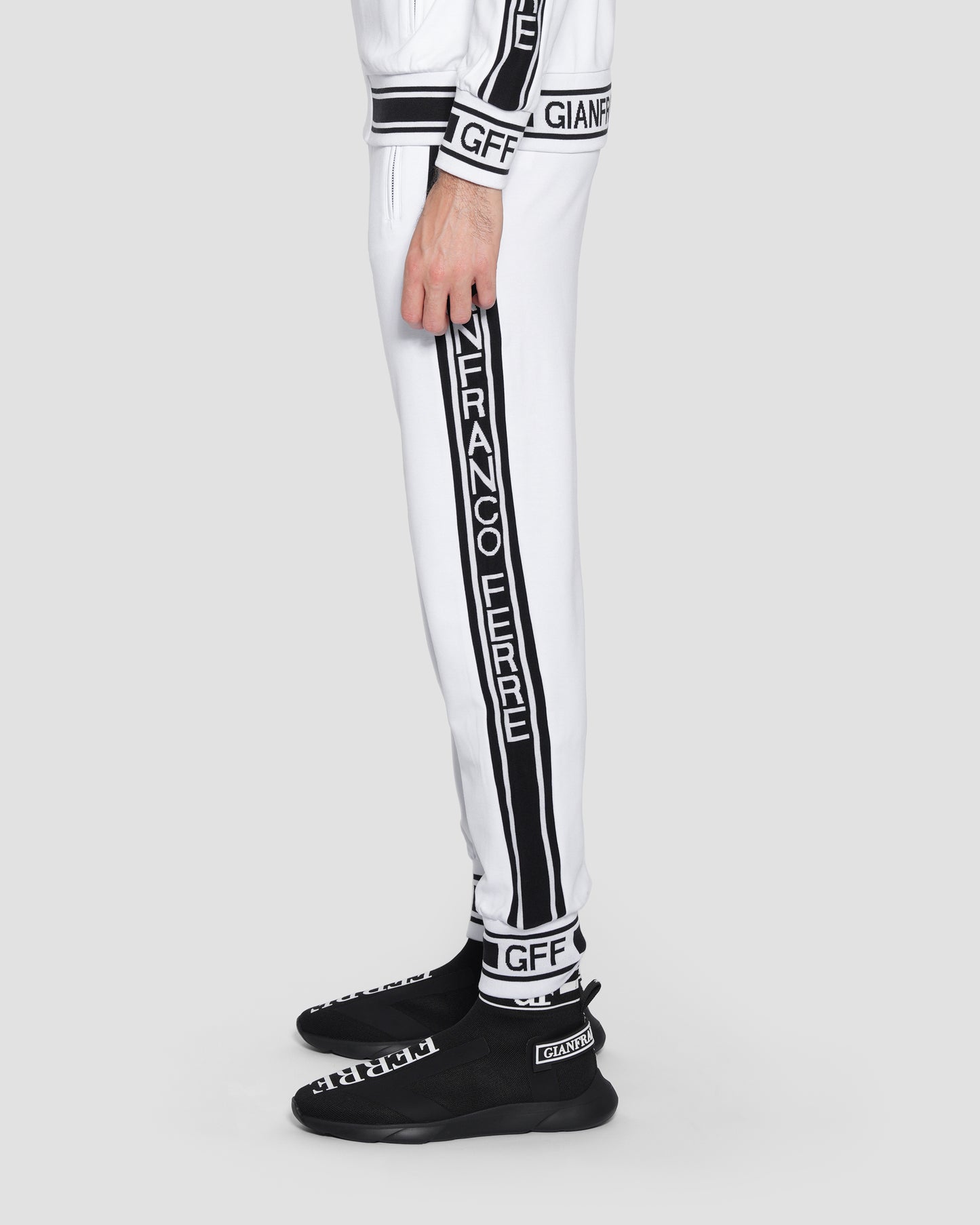 Contrast Logo Taping Track Pants
