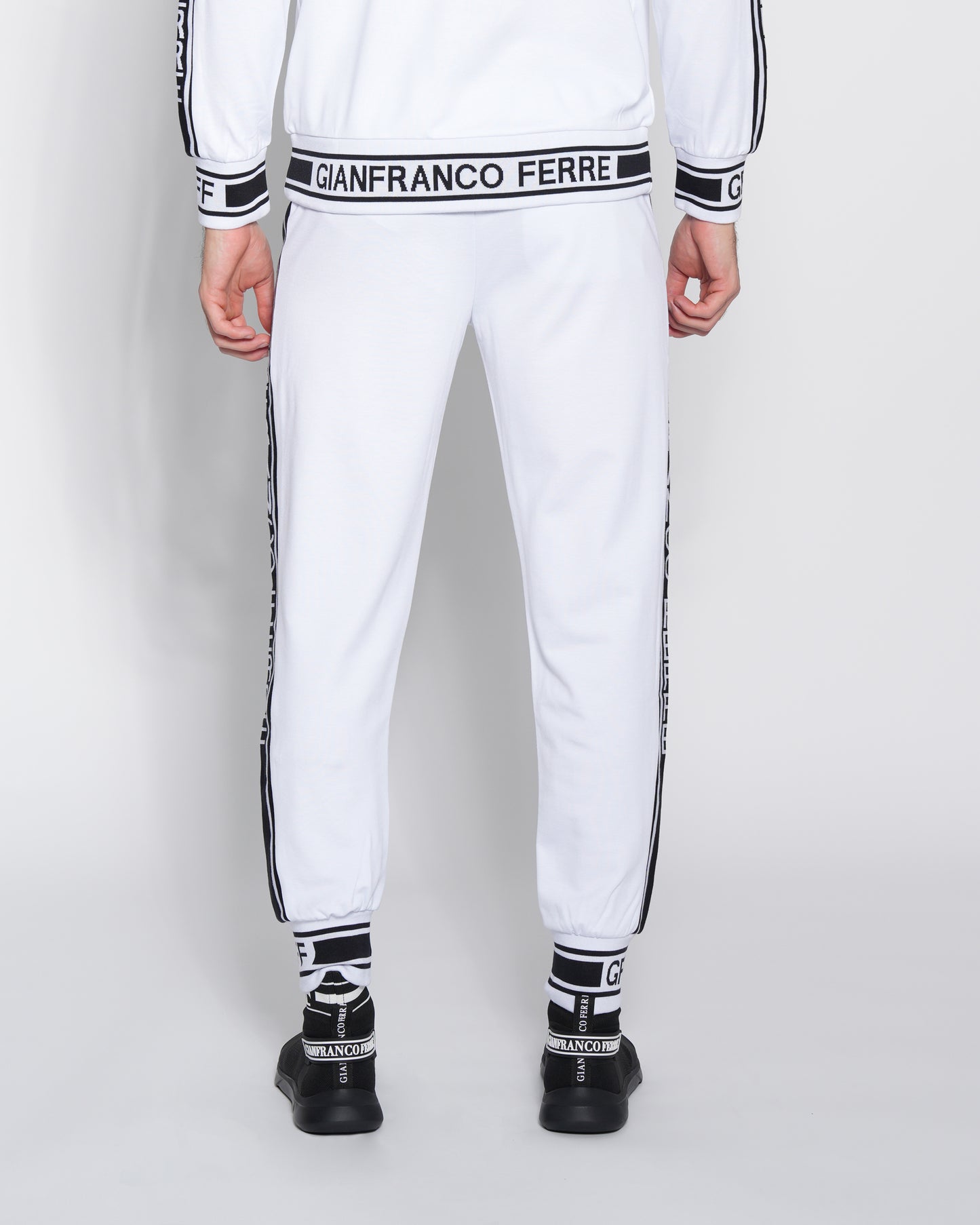 Contrast Logo Taping Track Pants