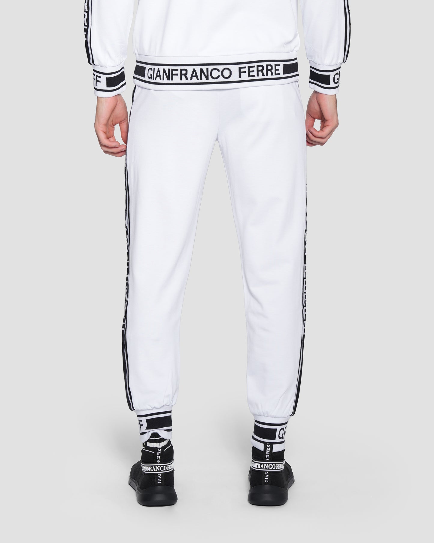 Contrast Logo Taping Track Pants