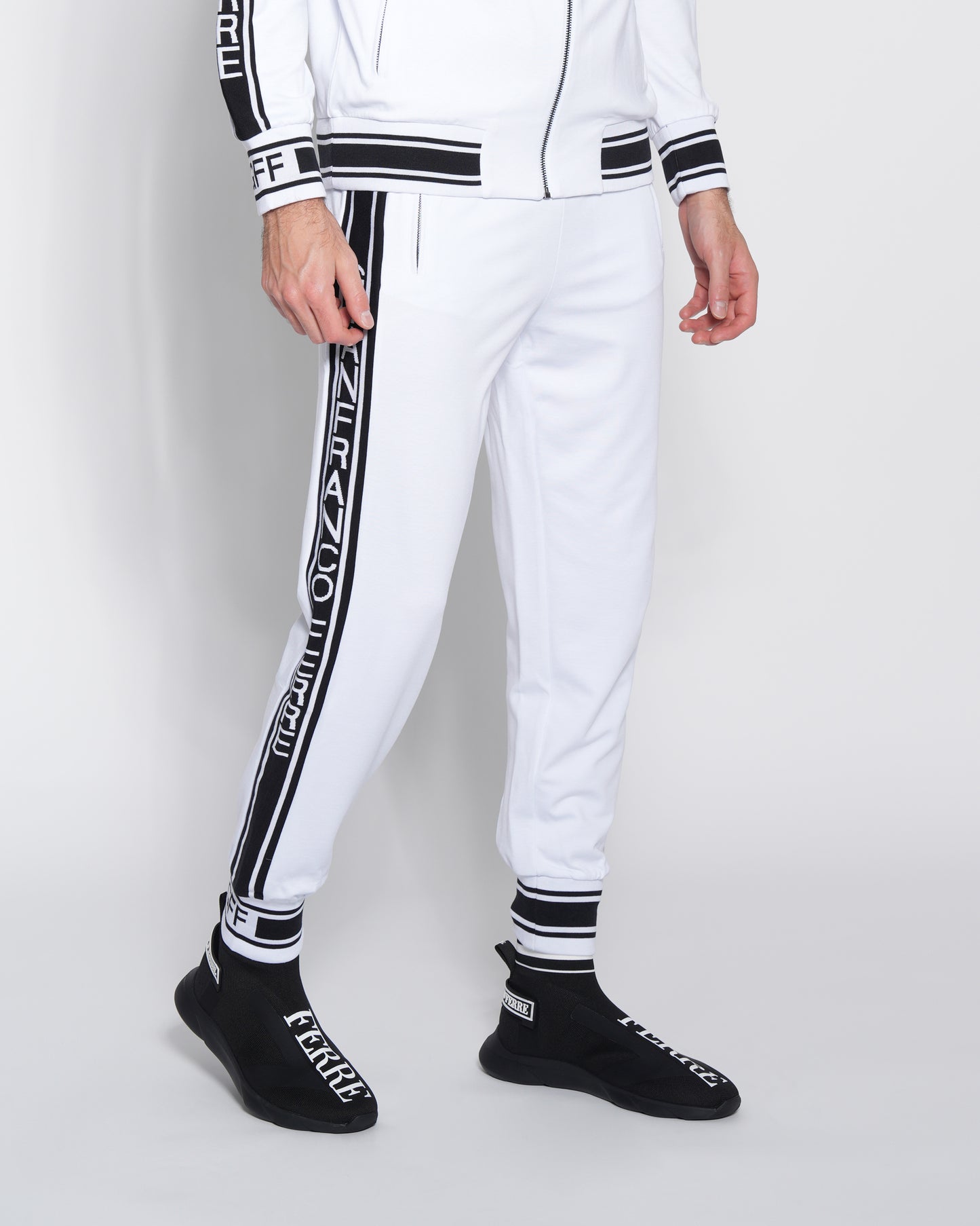 Contrast Logo Taping Track Pants