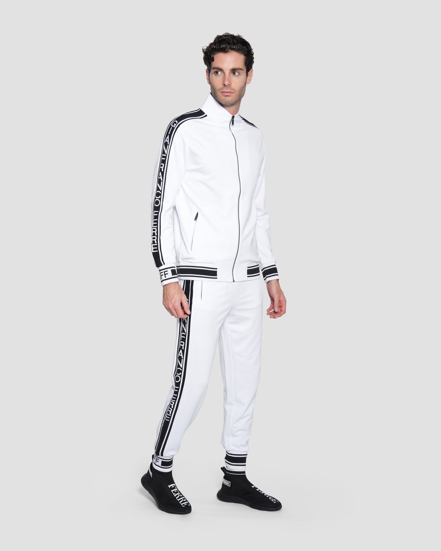 Contrast Logo Taping Track Pants