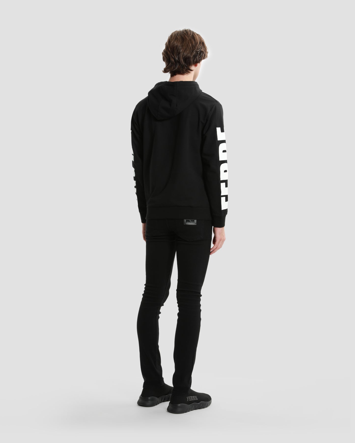 Printed Sleeve Hoodie