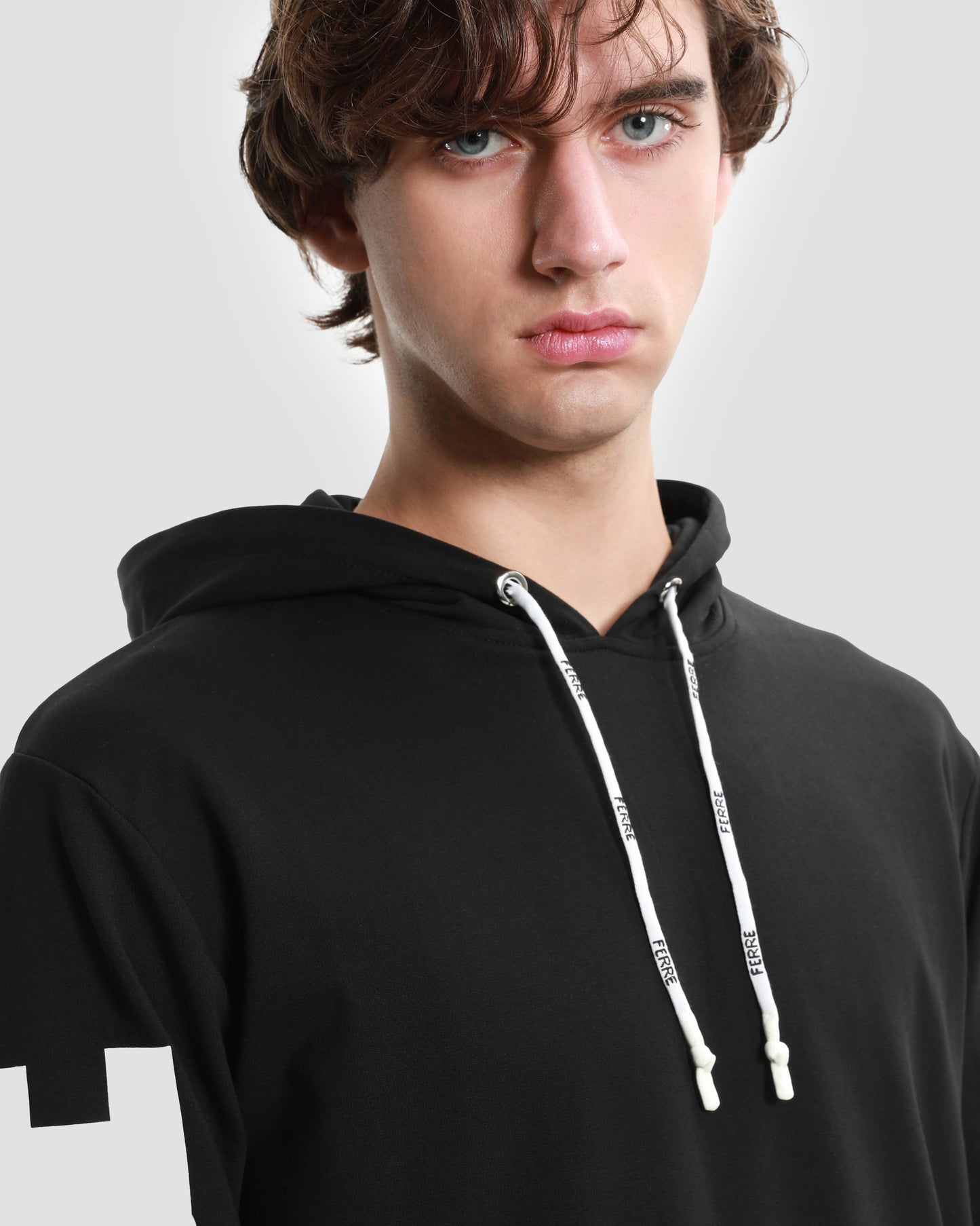 Printed Sleeve Hoodie