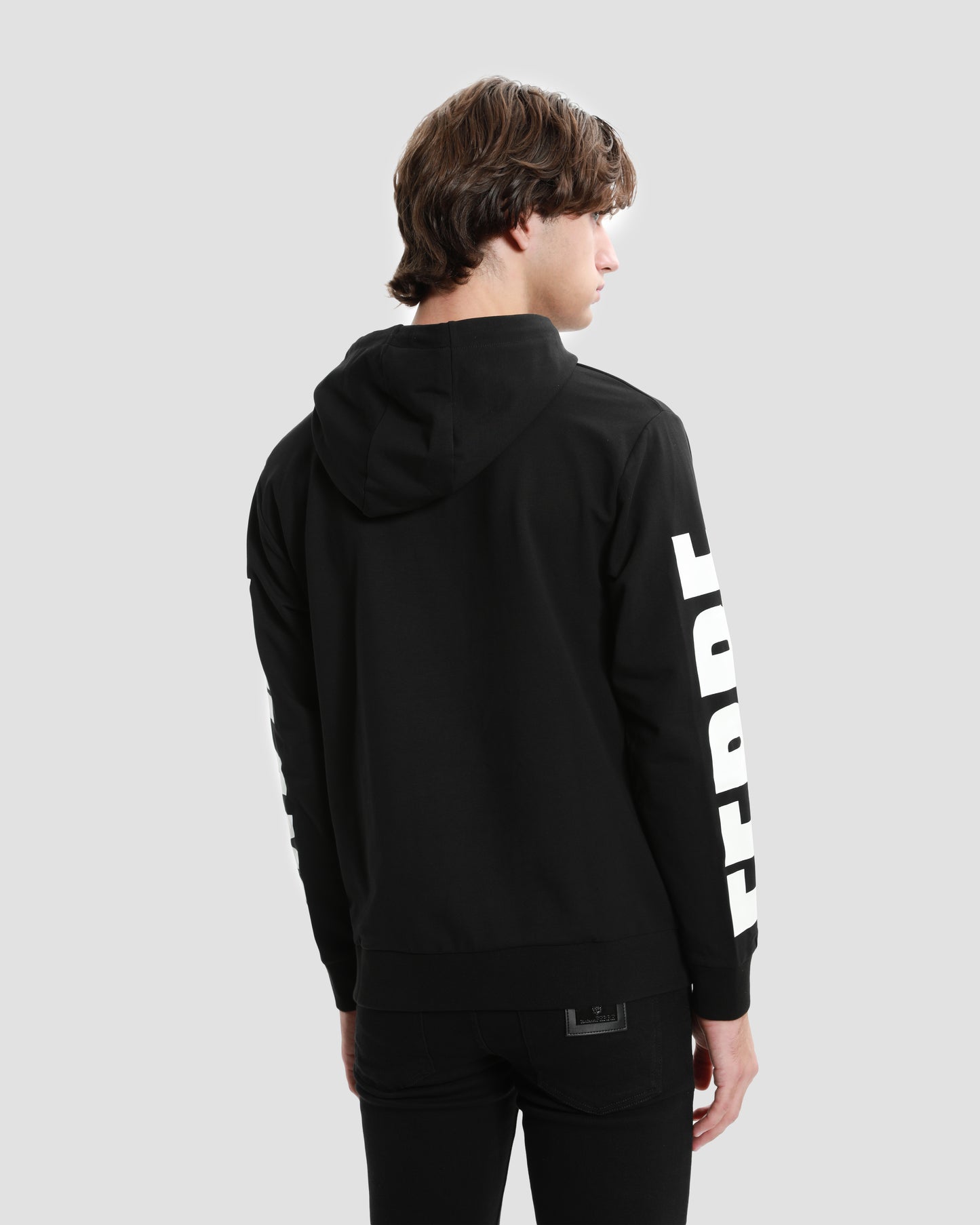 Printed Sleeve Hoodie