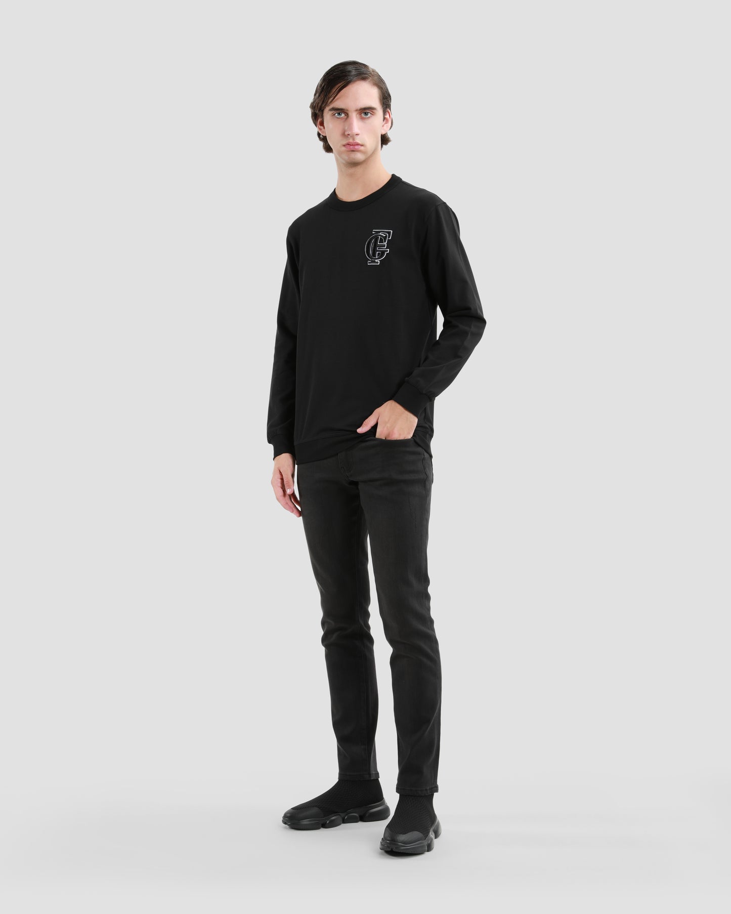 Monogram Embroidered Sweatshirt