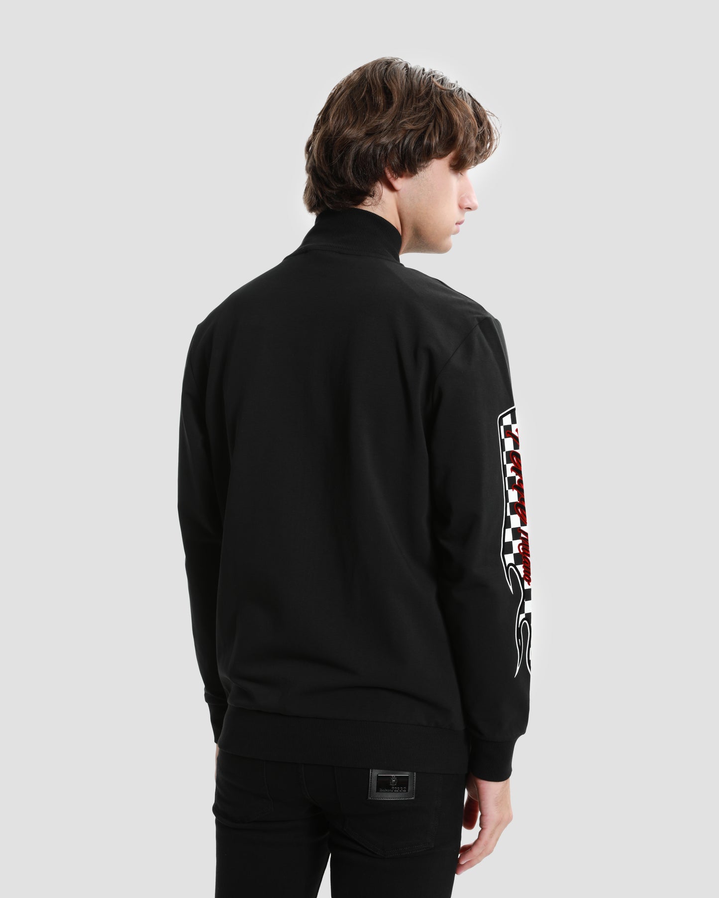 Printed Sleeve Tracksuit Jacket