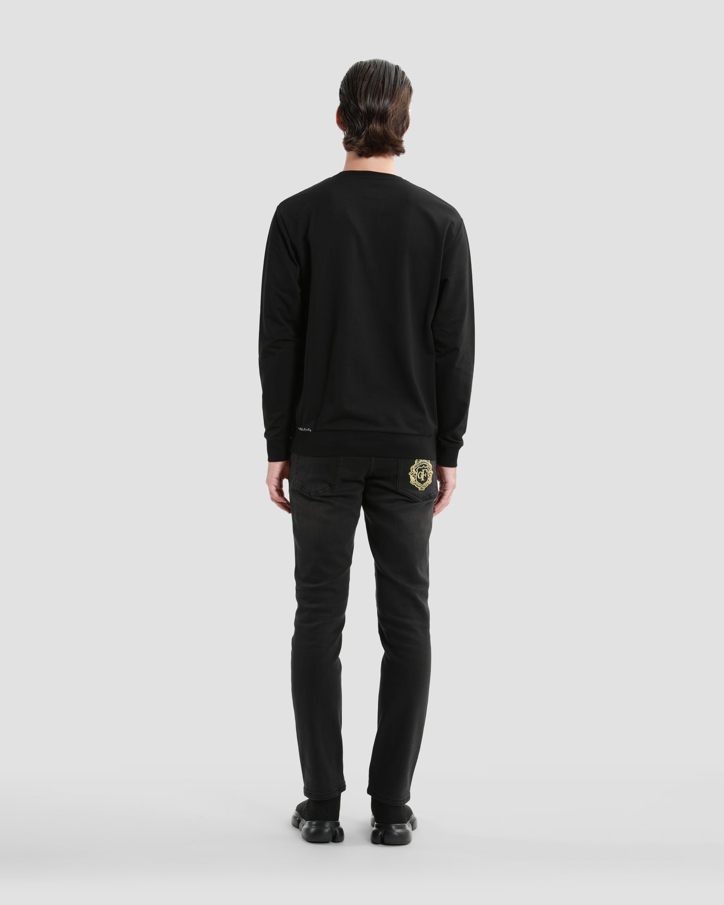Street Art Brand Detailed Sweatshirt