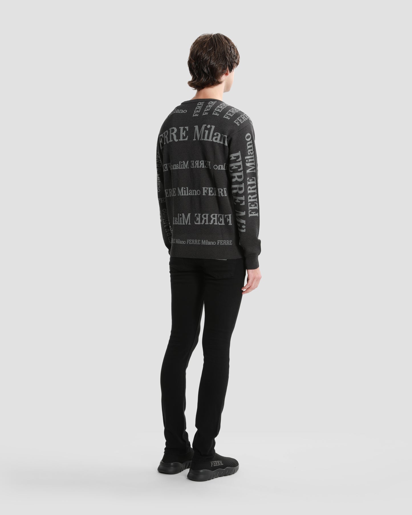 All-Over Branding Knitted Sweater