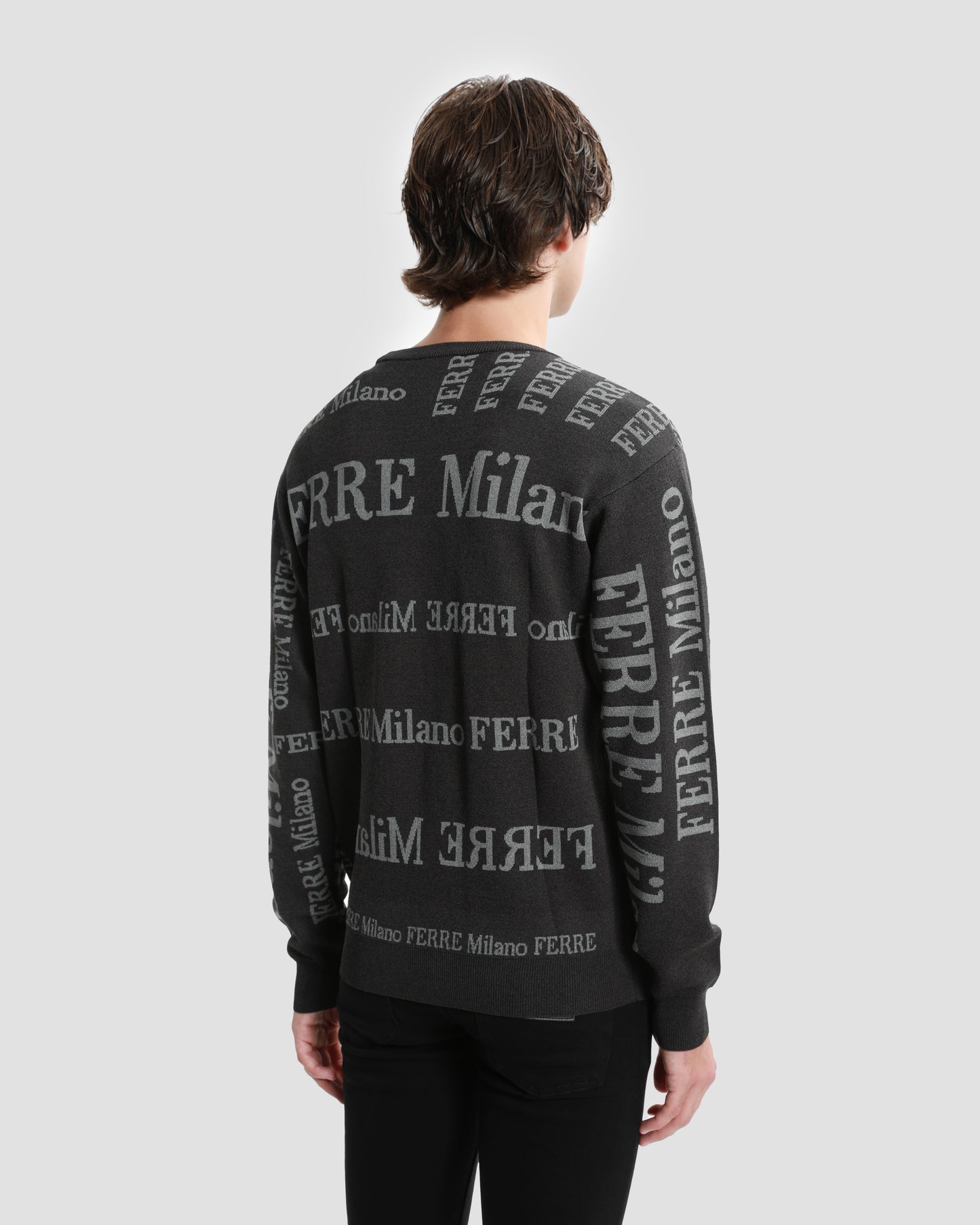 All-Over Branding Knitted Sweater