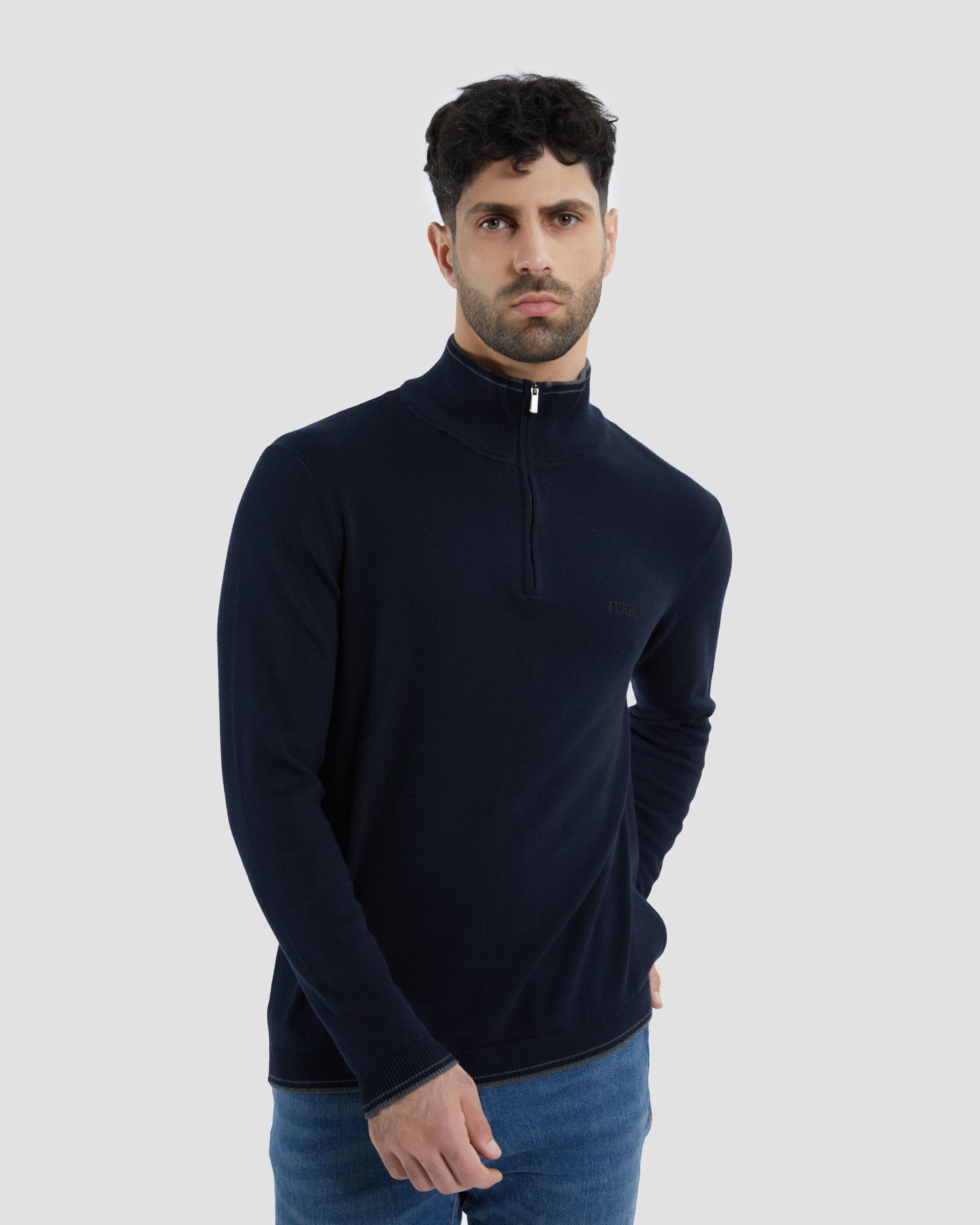 Logo Embroidered Sweater