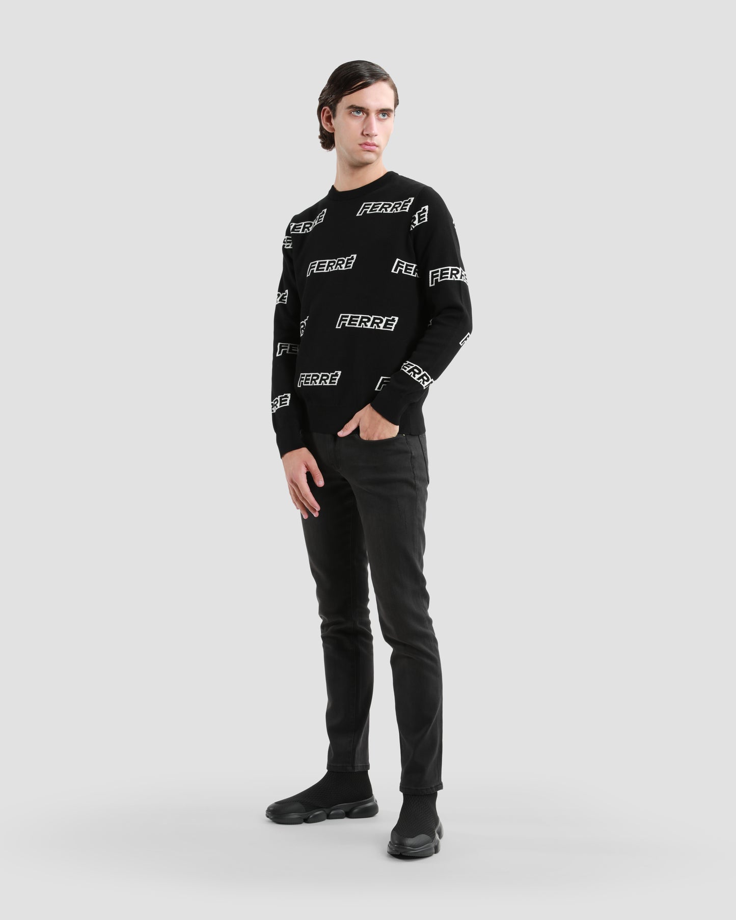 All-over Branding Sweater