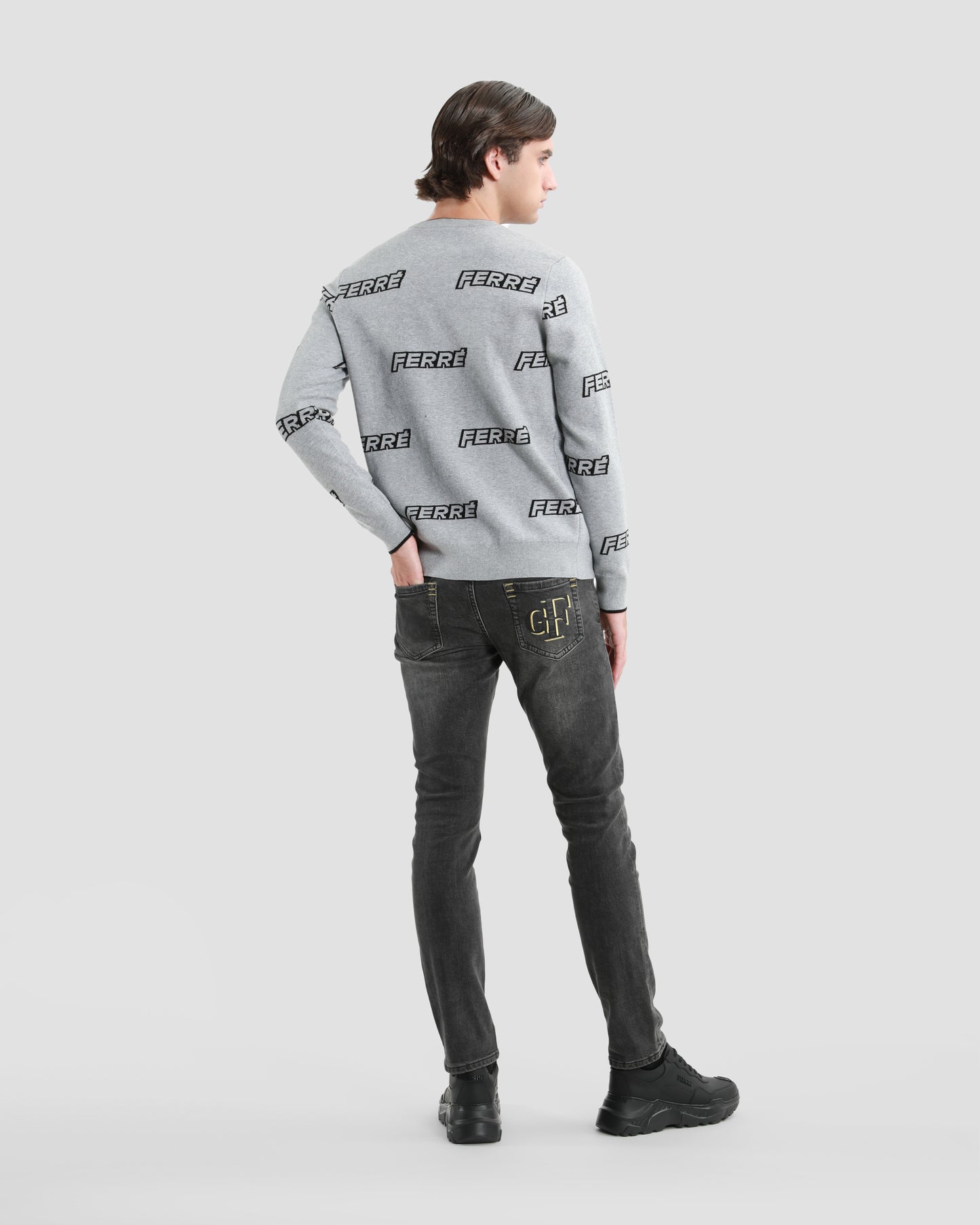 All-over Branding Sweater