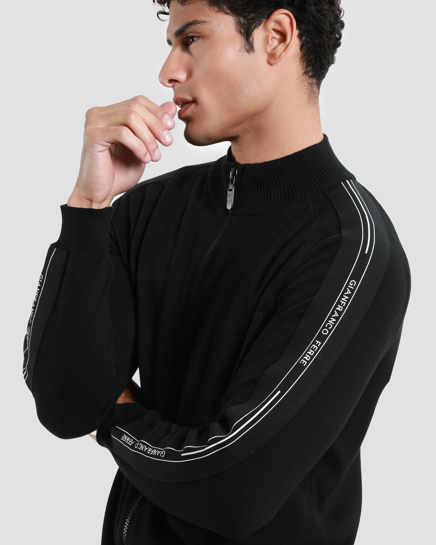 Tapered Sleeve Tracksuit Jacket