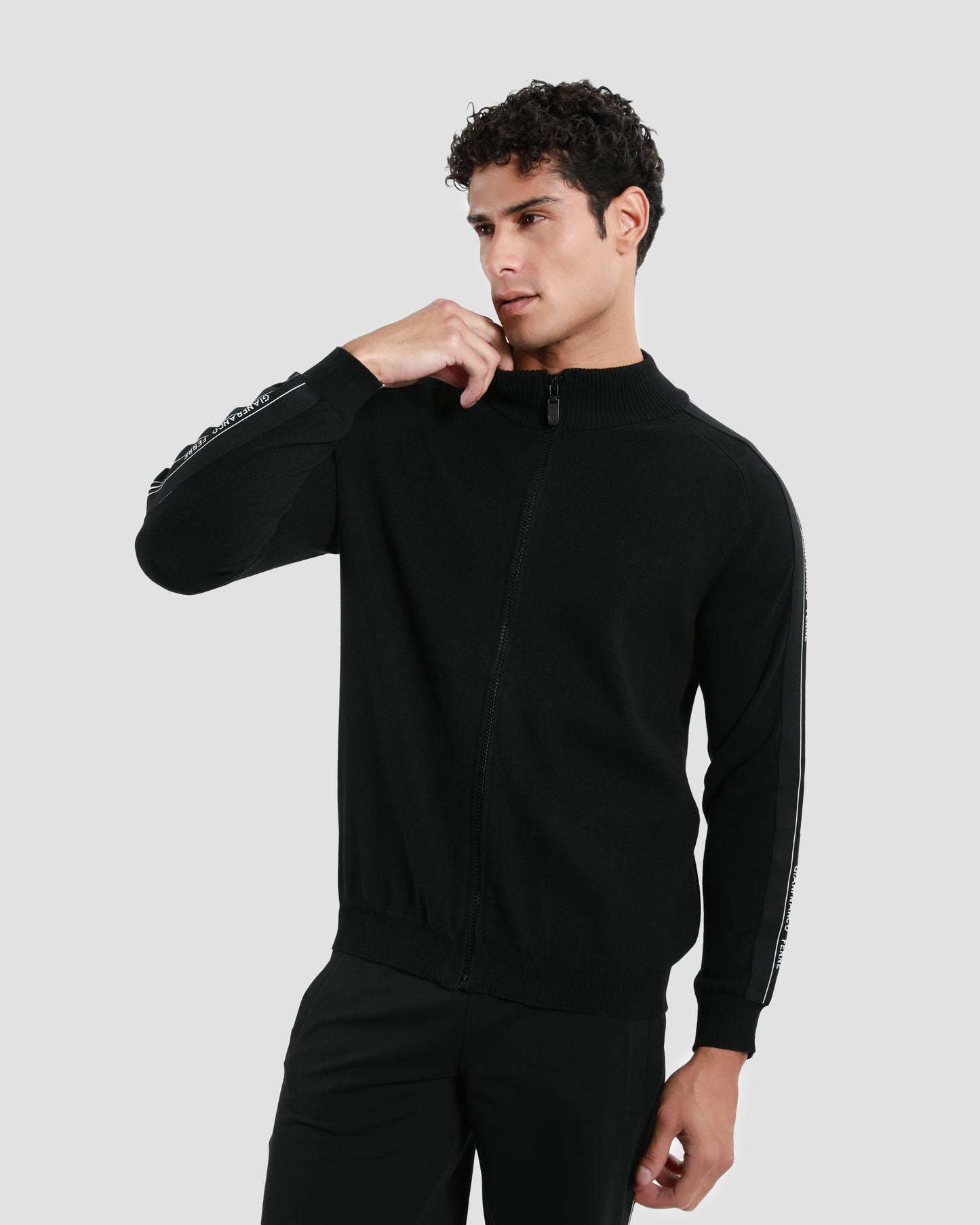 Tapered Sleeve Tracksuit Jacket