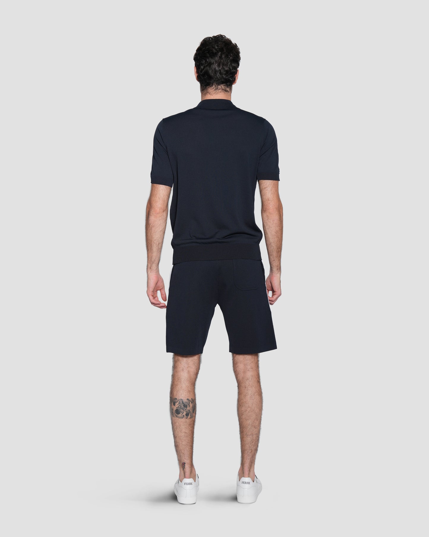 Logo Print Sleeve Polo Shirt