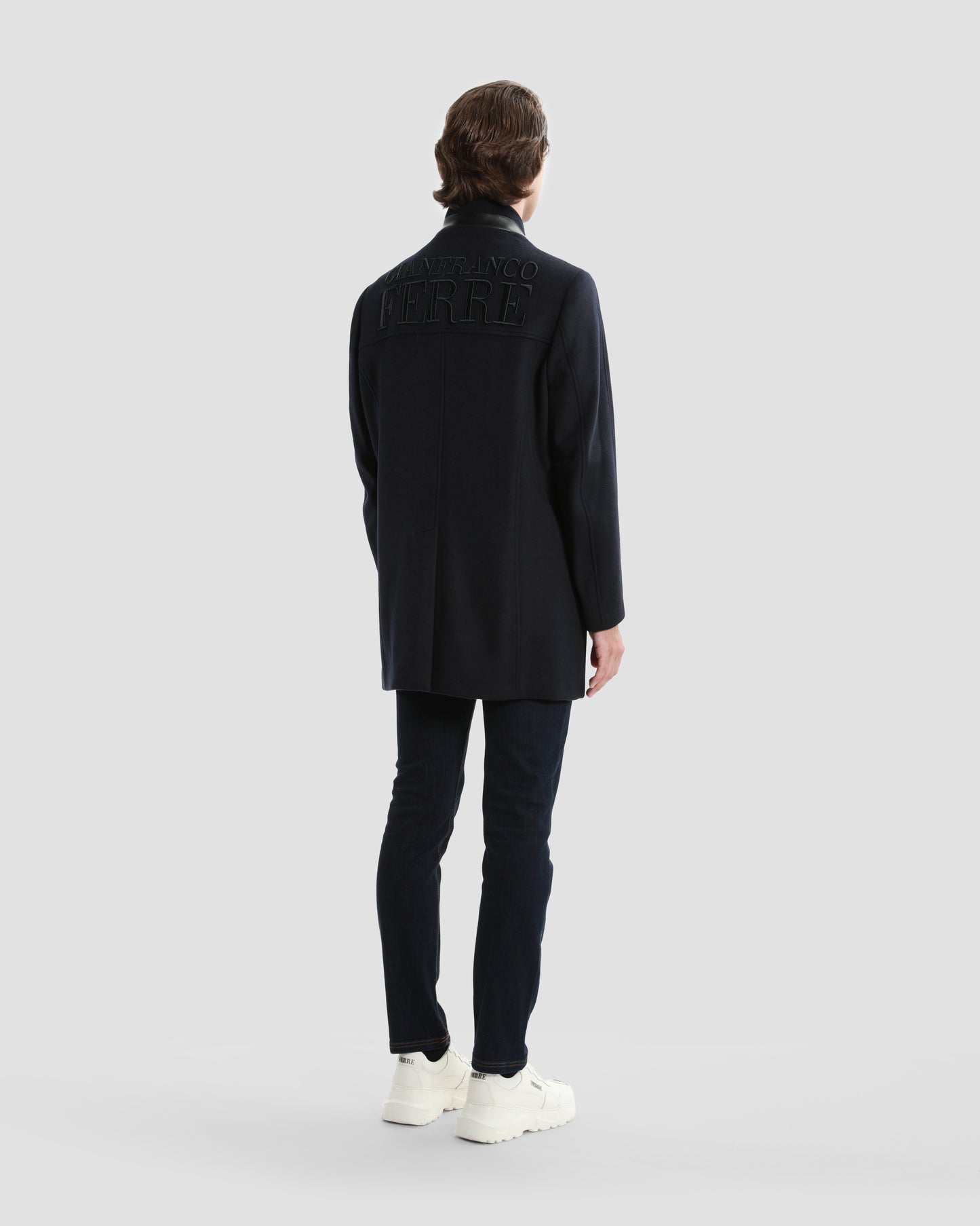 Two-Fastened Embroidered Coat