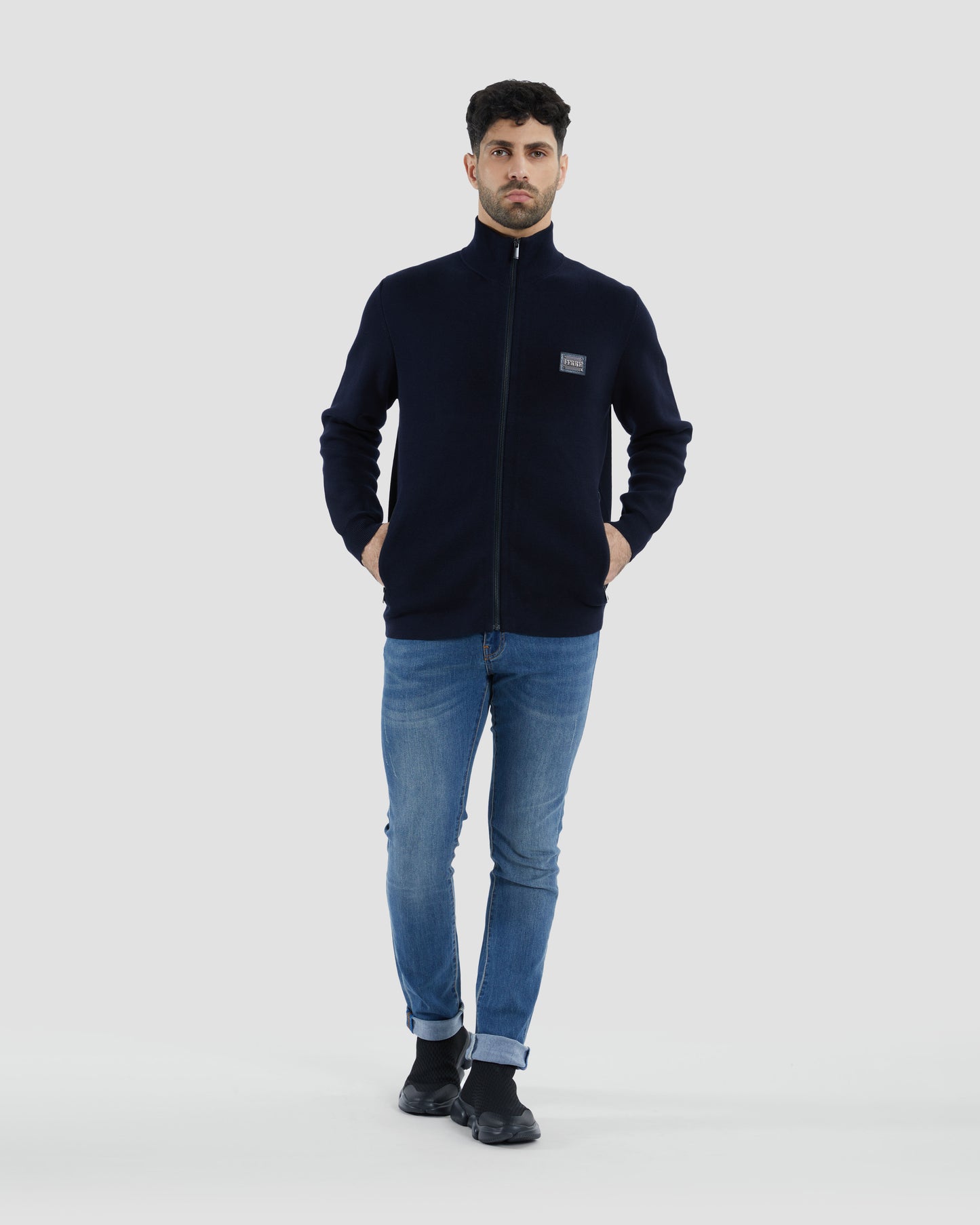Logo Metal Patched Sweater