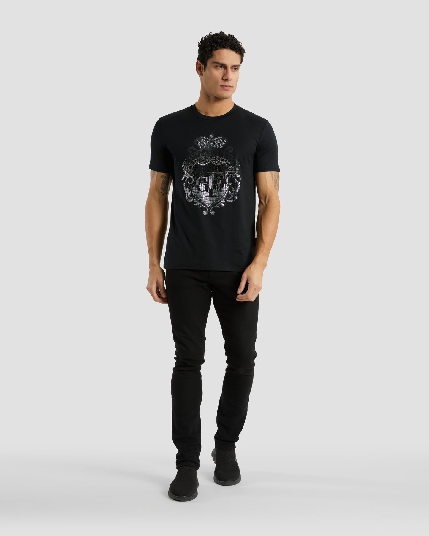 Rhinestones Imperial Logo T-Shirt