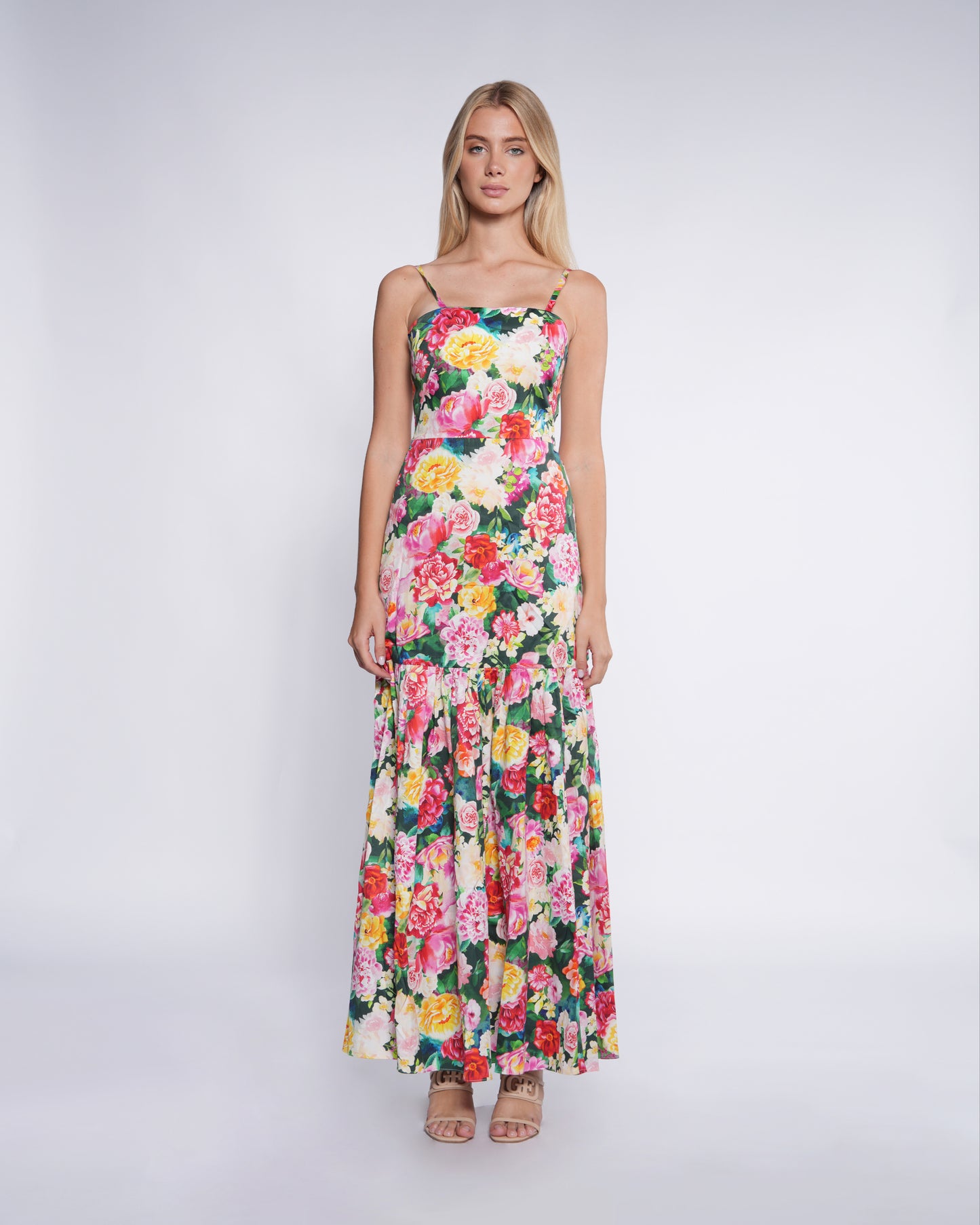Floral Print Maxi Dress