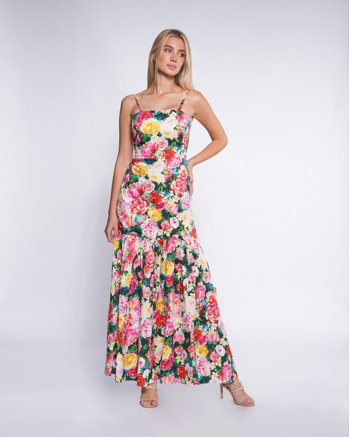 Floral Print Maxi Dress