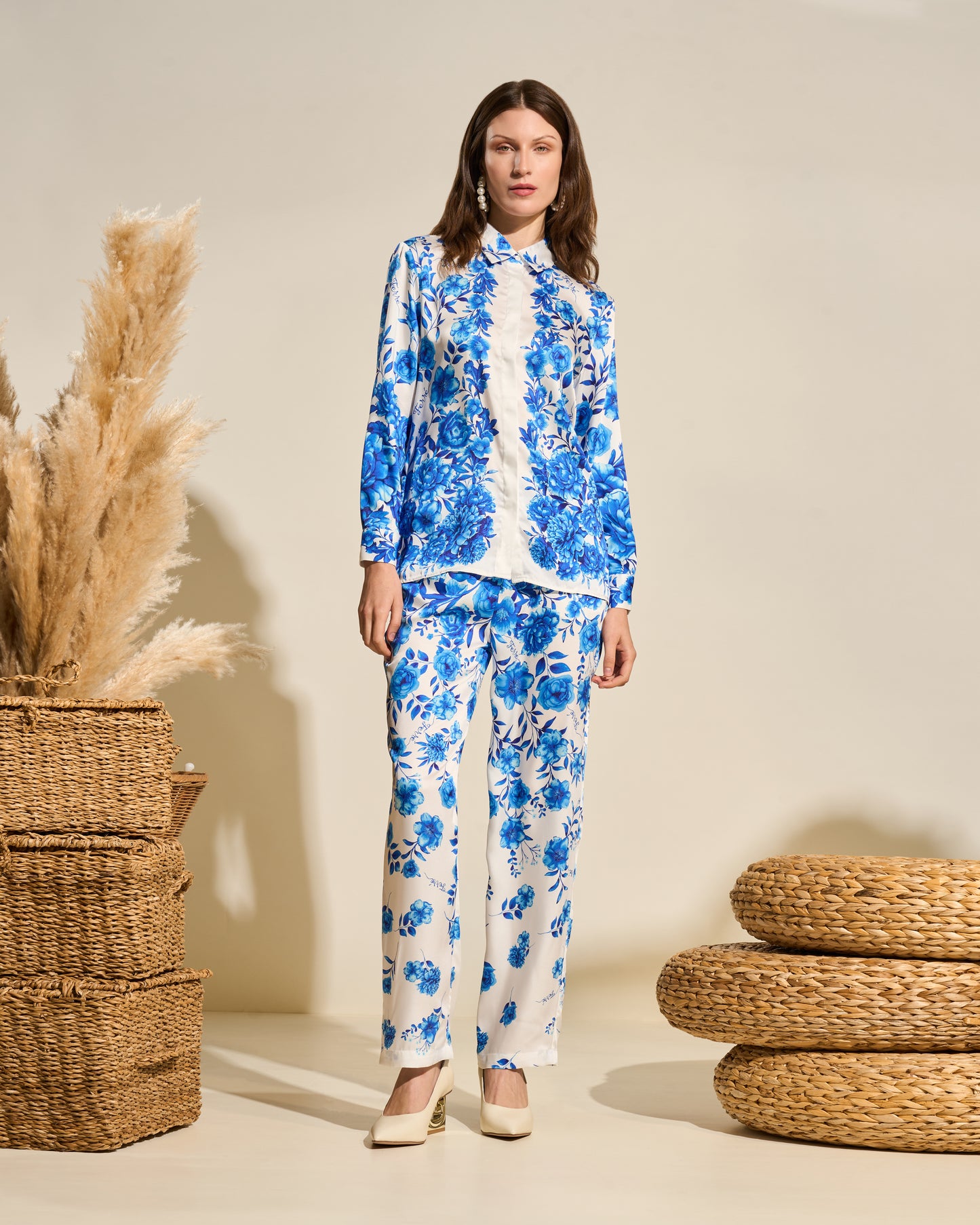 Floral Button-Down Shirt