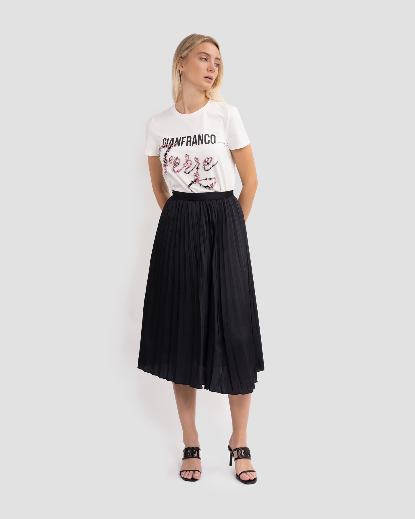 Logo Embellished T-Shirt