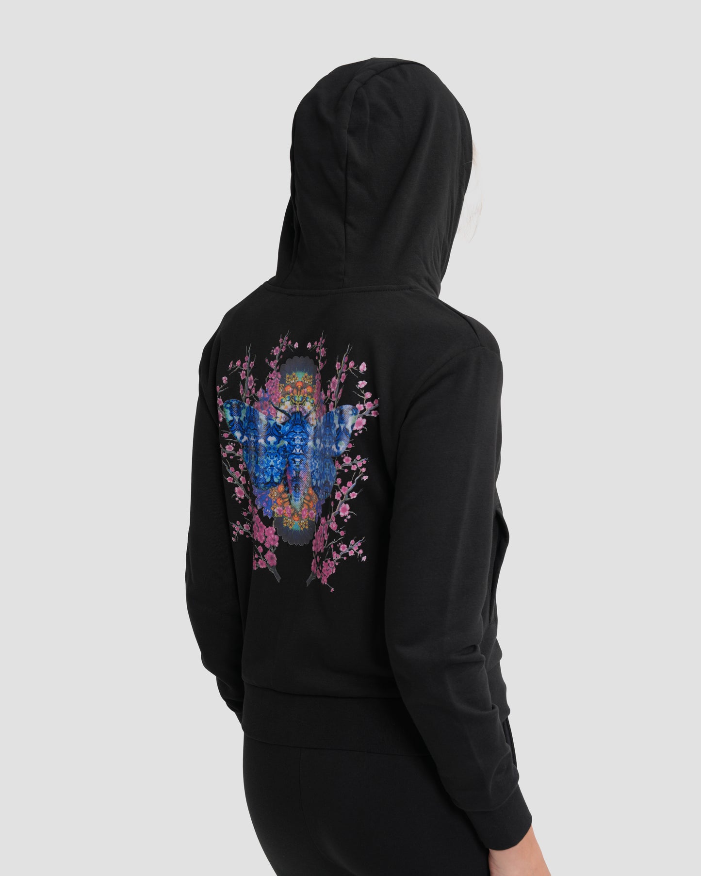 Graphic Print Zip-Up Tracksuit Set