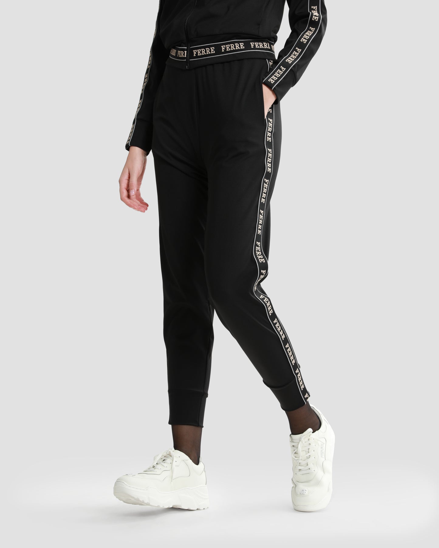 Logo Tape Zip-Up Tracksuit Set