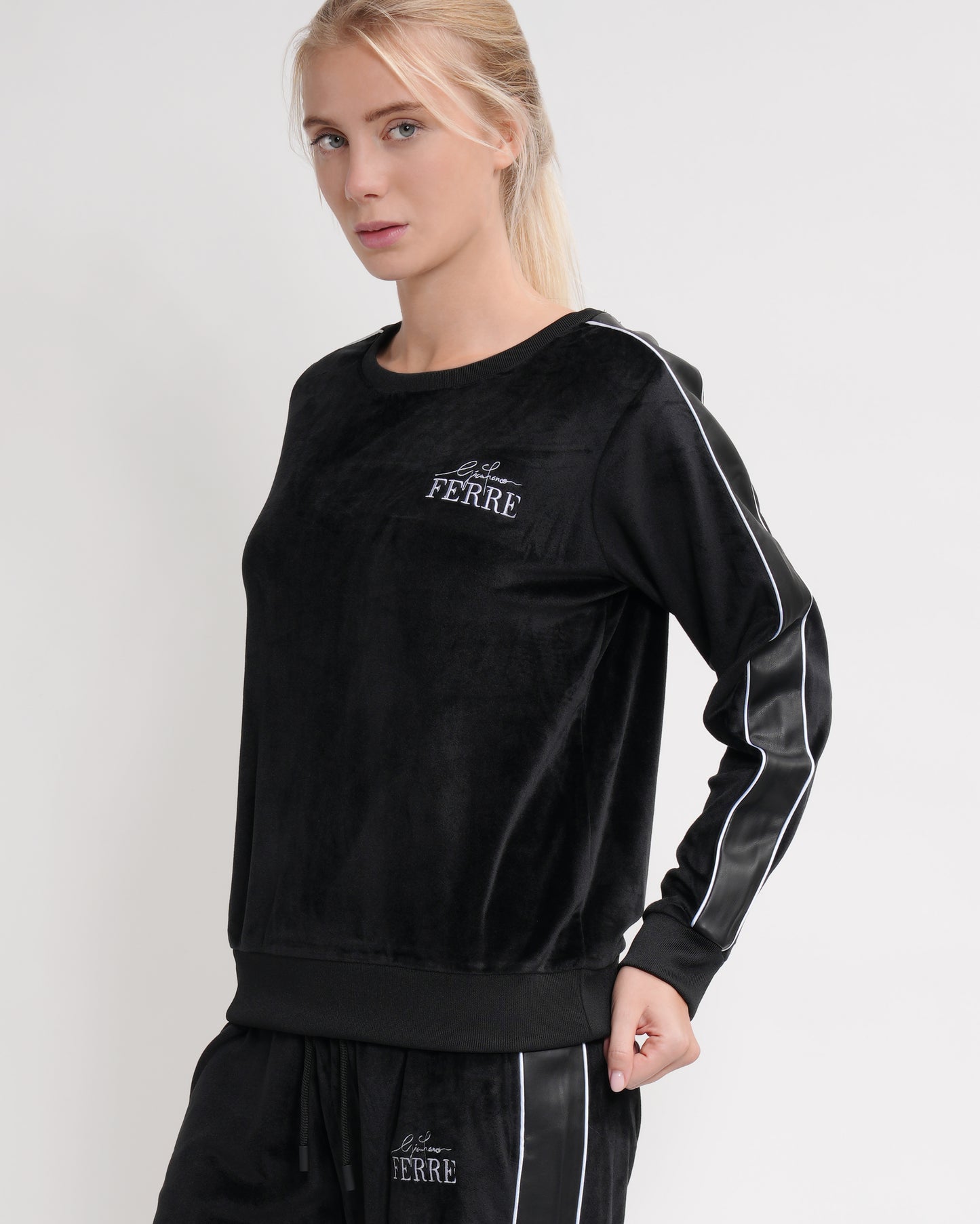 Logo Embroidered Tracksuit Set