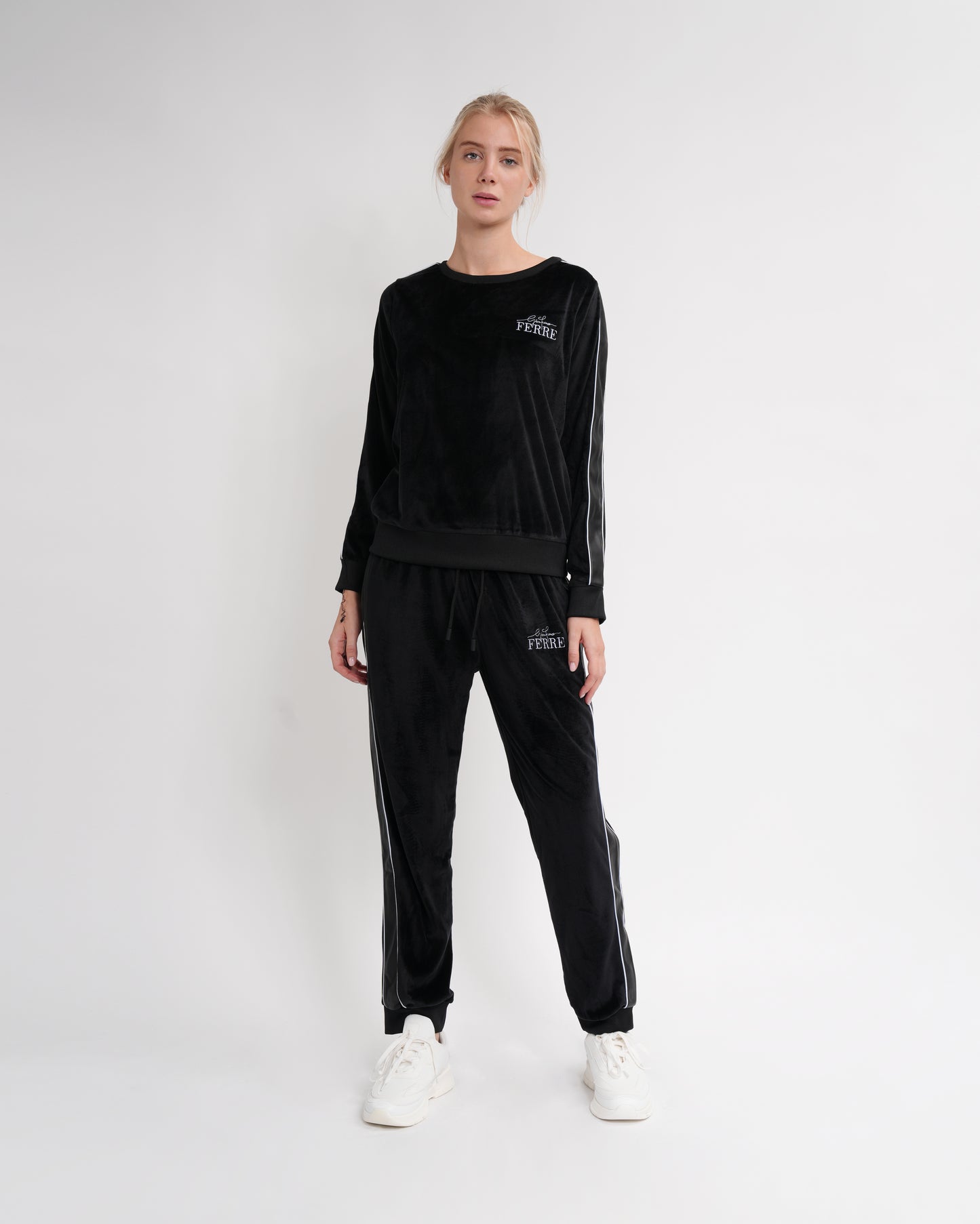 Logo Embroidered Tracksuit Set