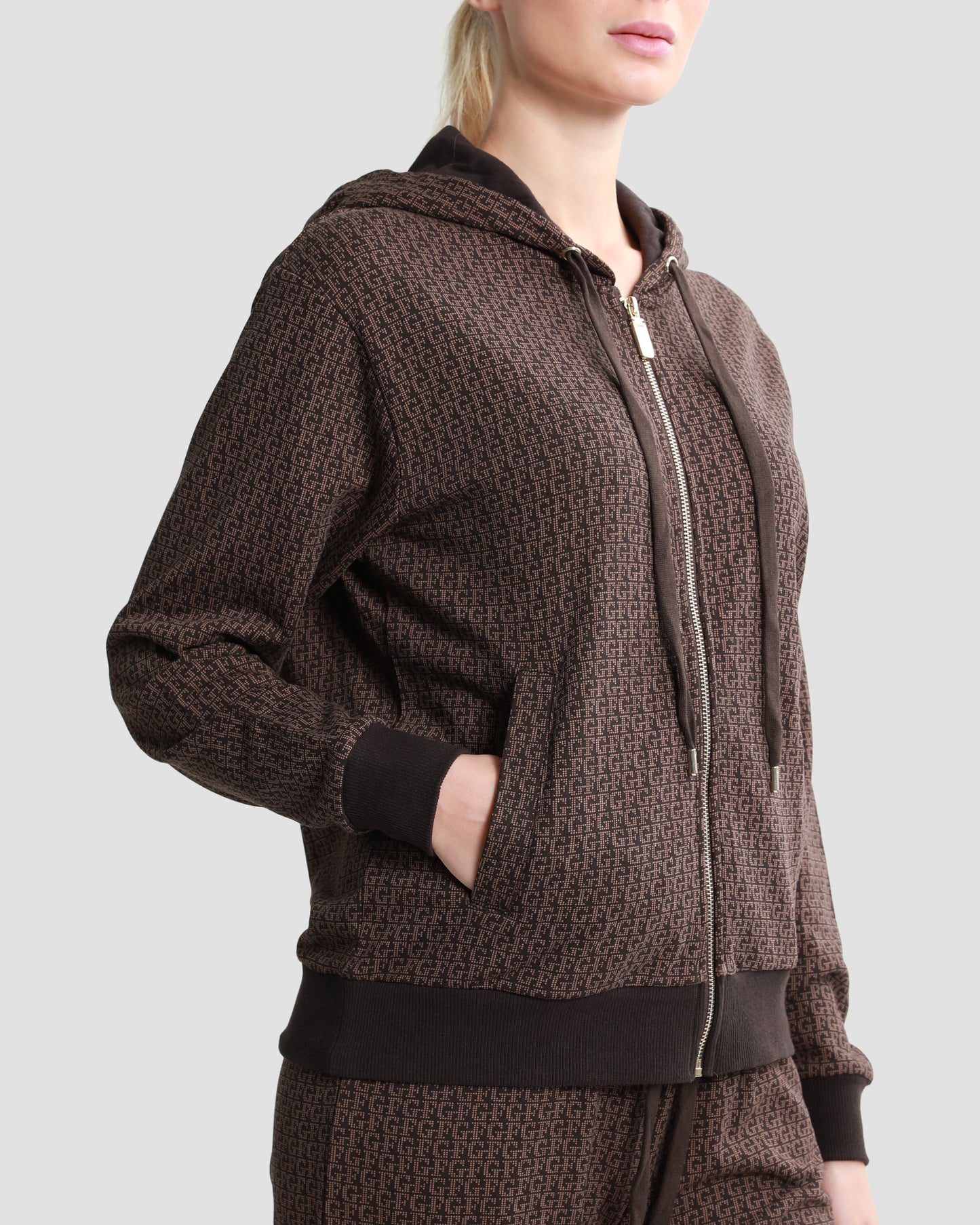 Brown Tracksuit with hoodie