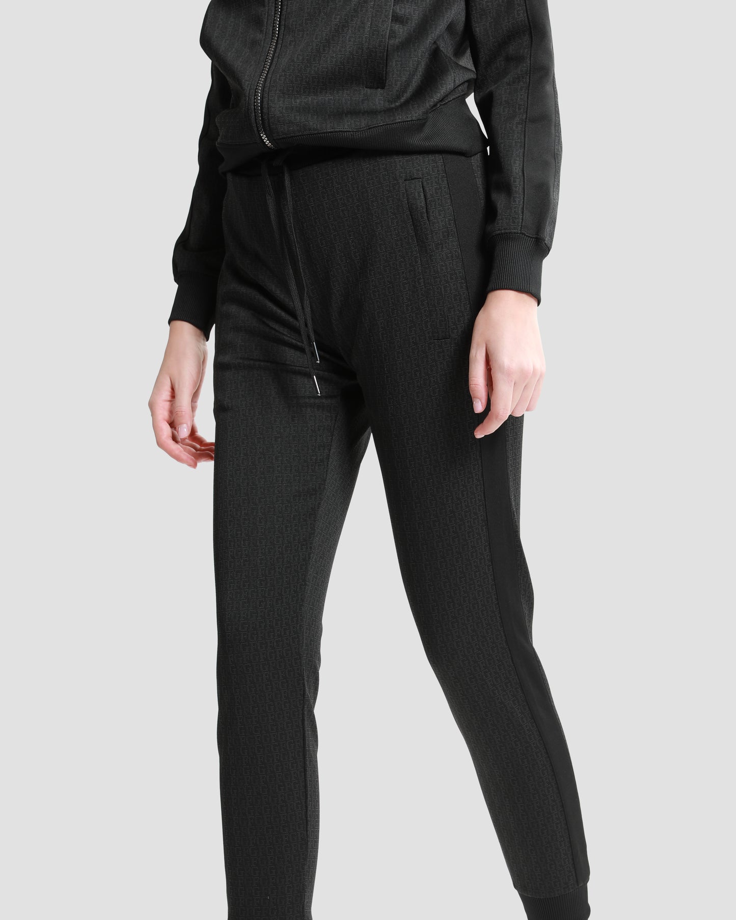 Logo Pattern Tracksuit Set