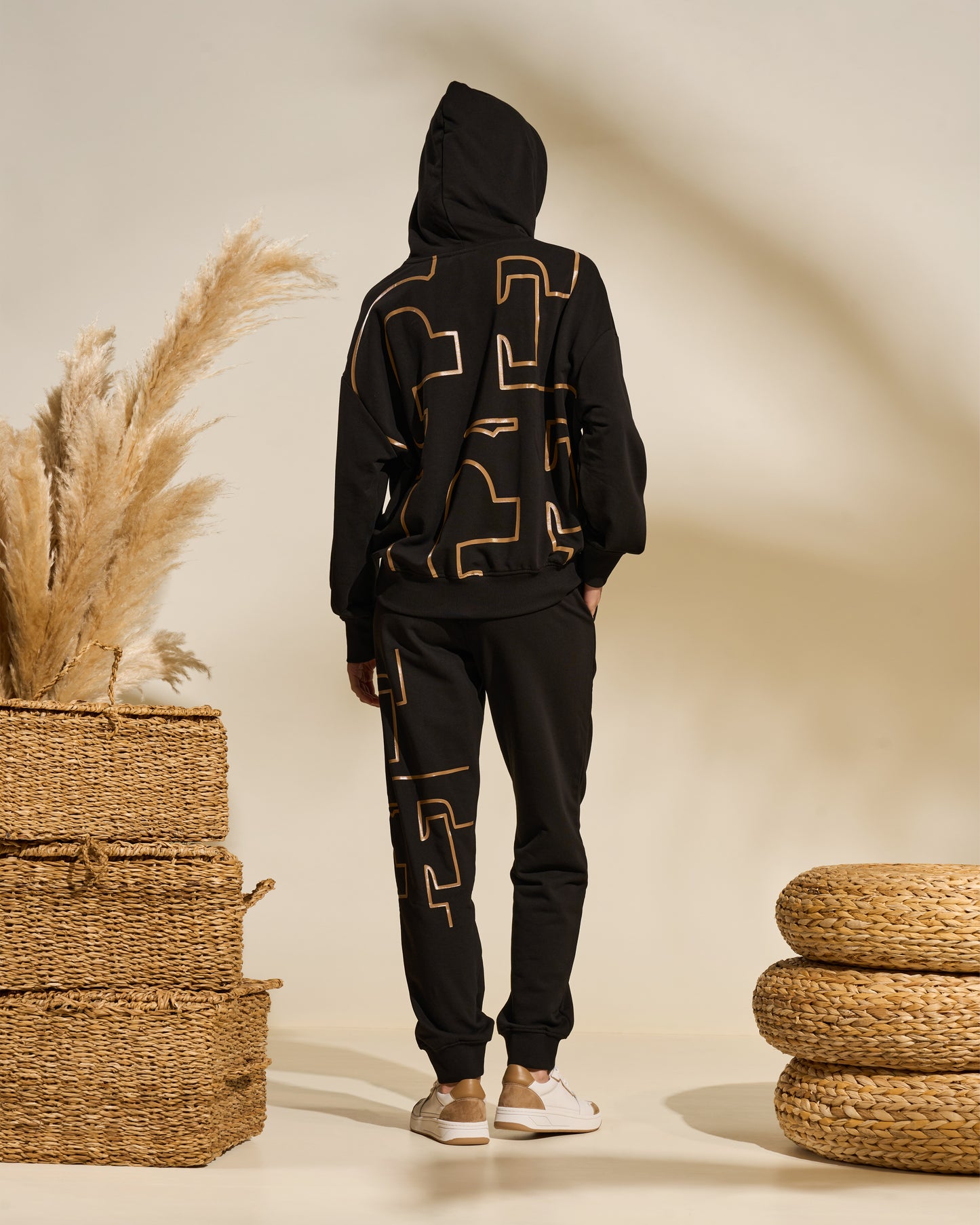 Monogram Accent Cotton Tracksuit