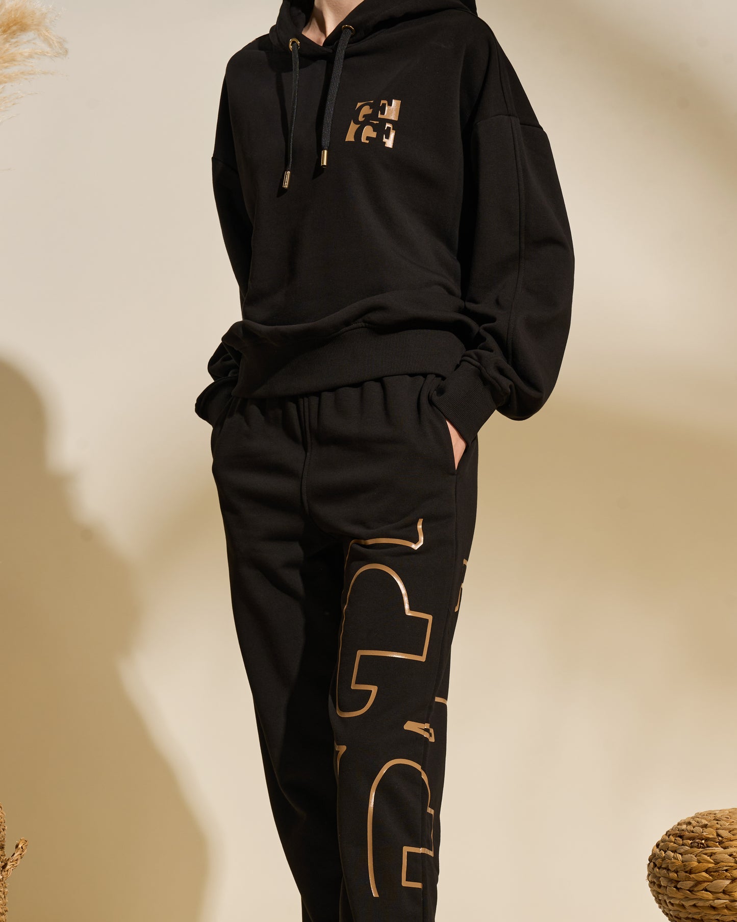 Monogram Accent Cotton Tracksuit