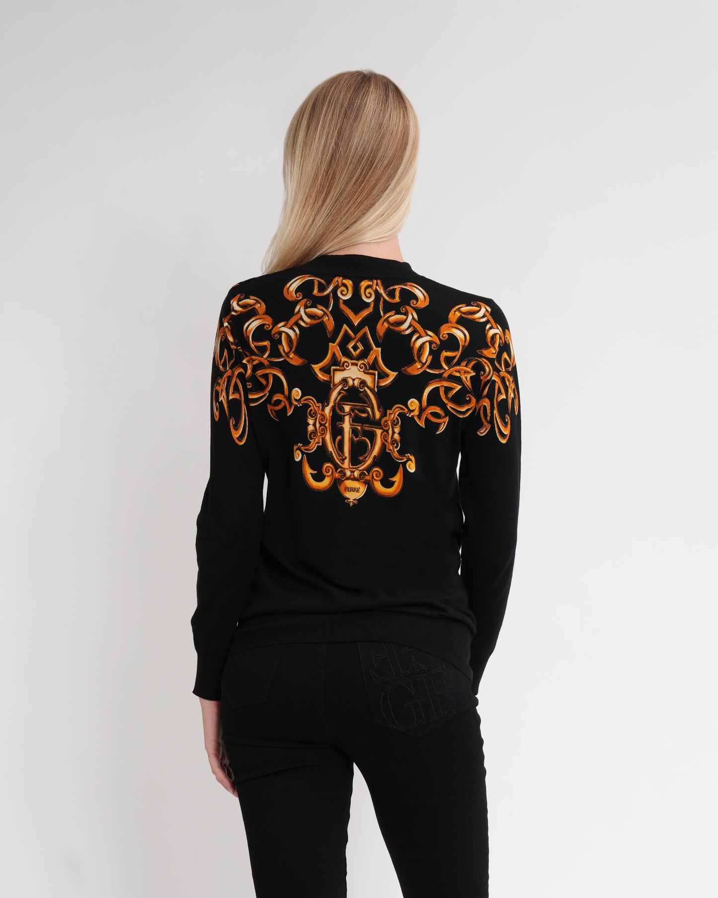 Baroque Print Pullover