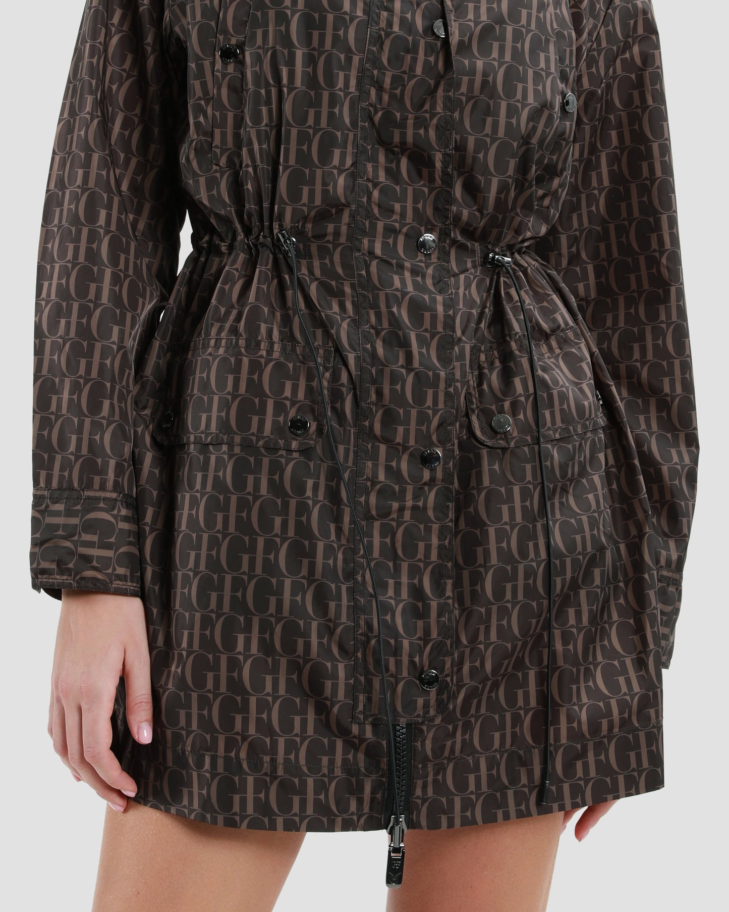 Monochrome Monogram Raincoat