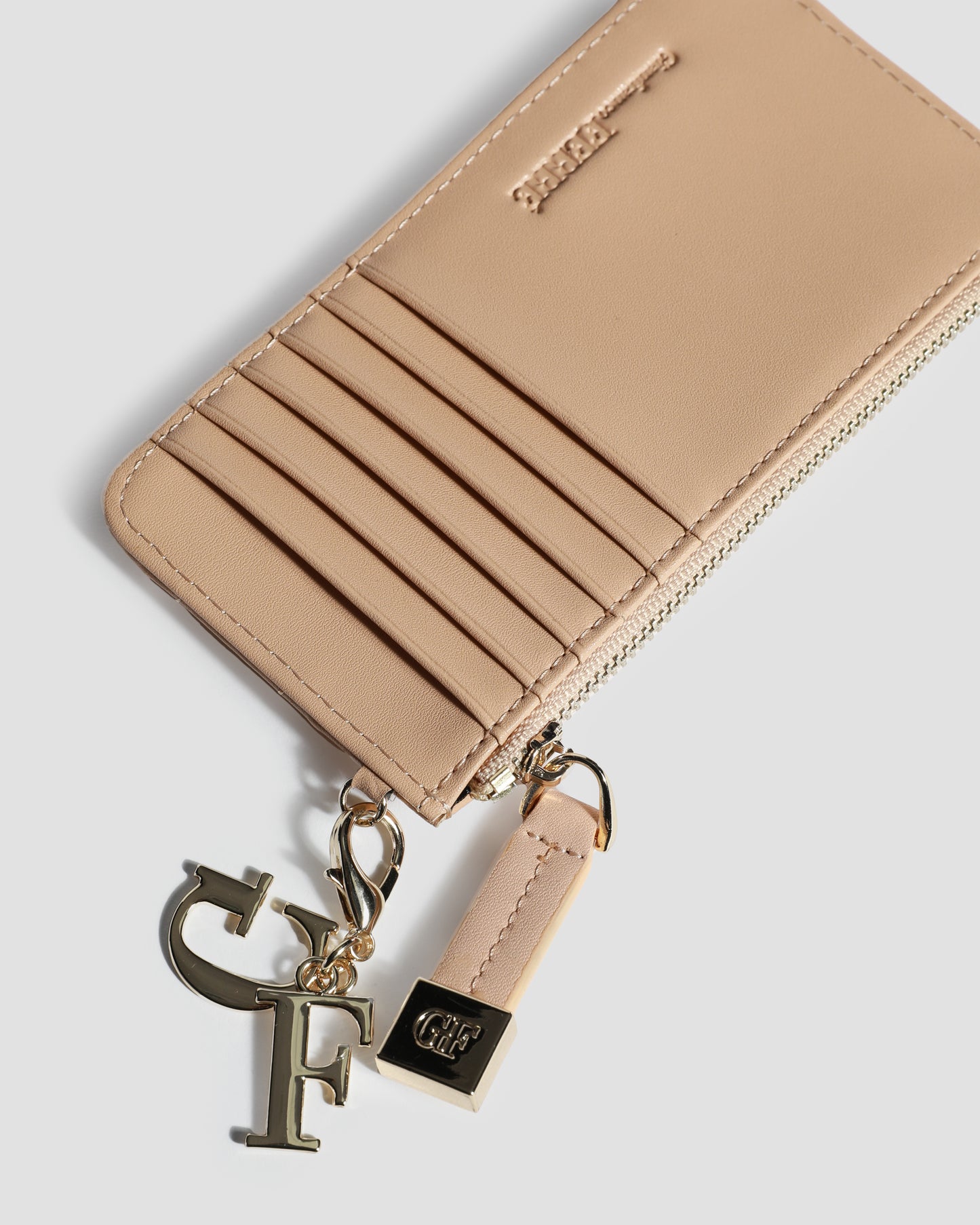 Quilted Half Zip Wallet