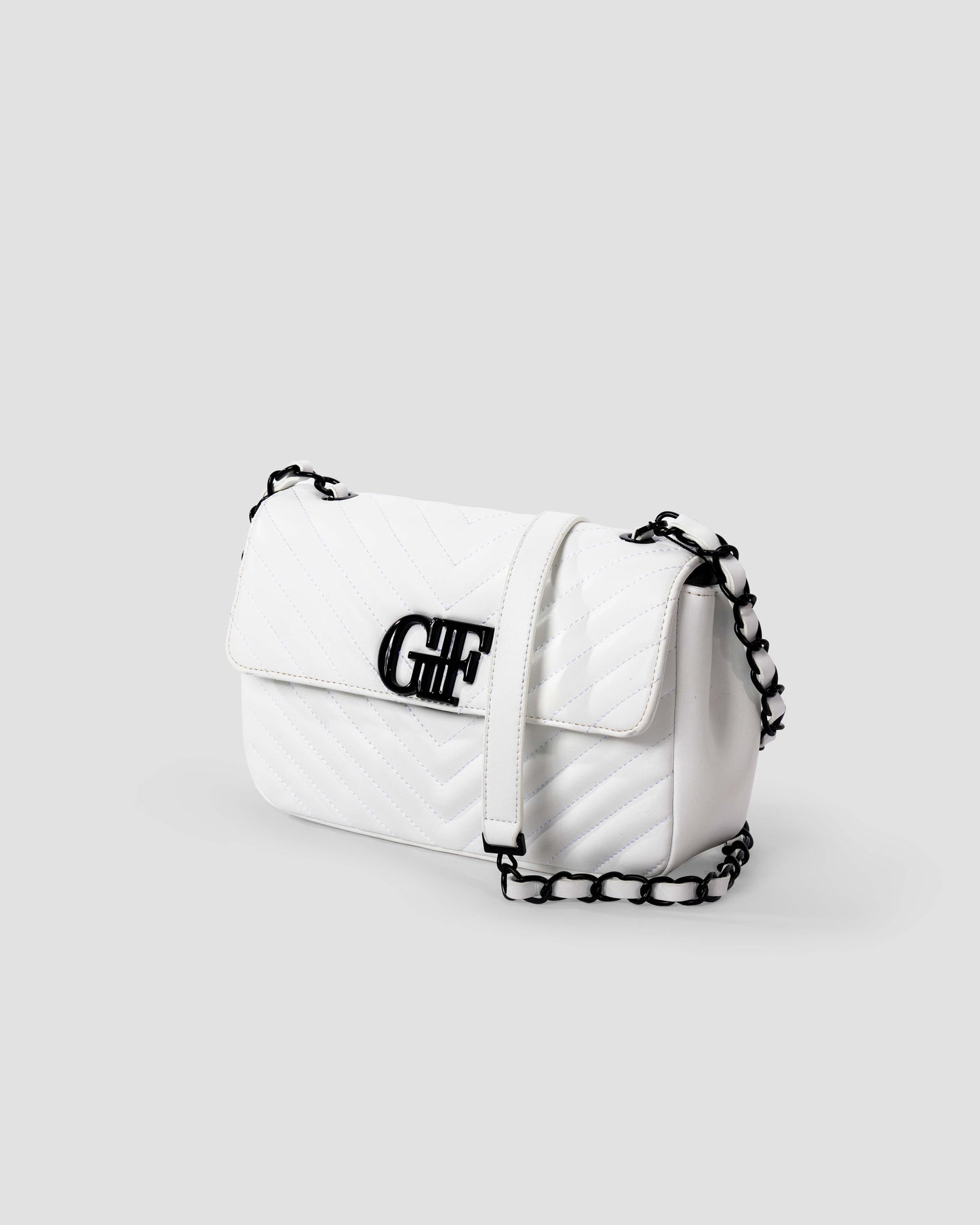 Logo Quilted Crossbody Bag